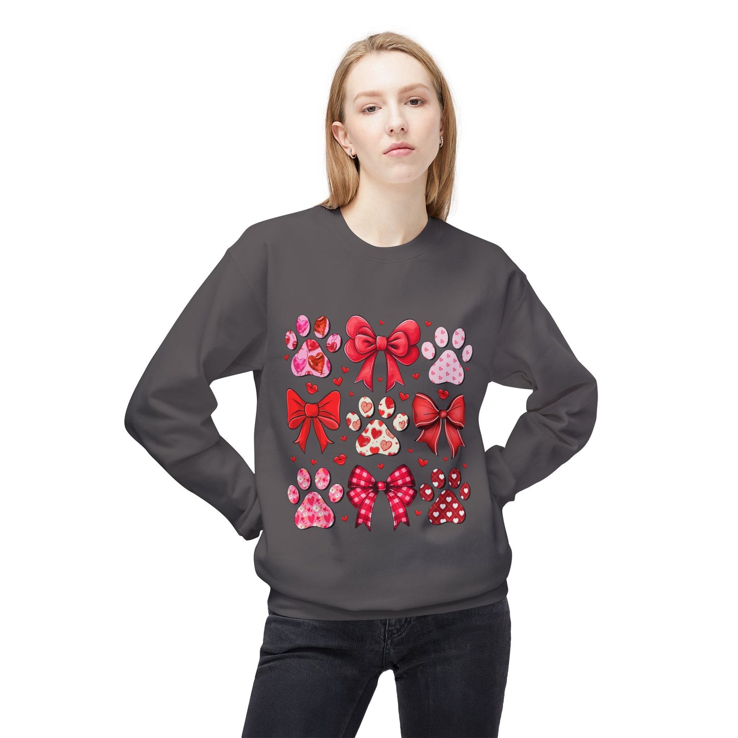 Valentines Unisex Midweight Softstyle Fleece Crewneck Sweatshirt