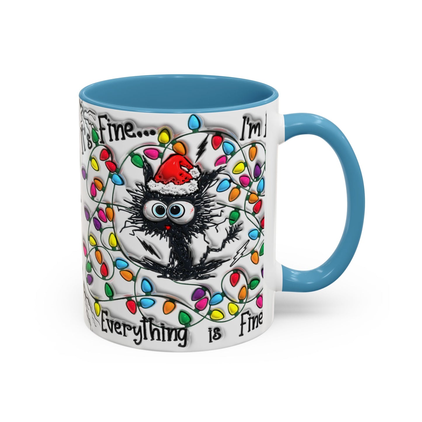 Christmas Accent Coffee Mug (11, 15oz)
