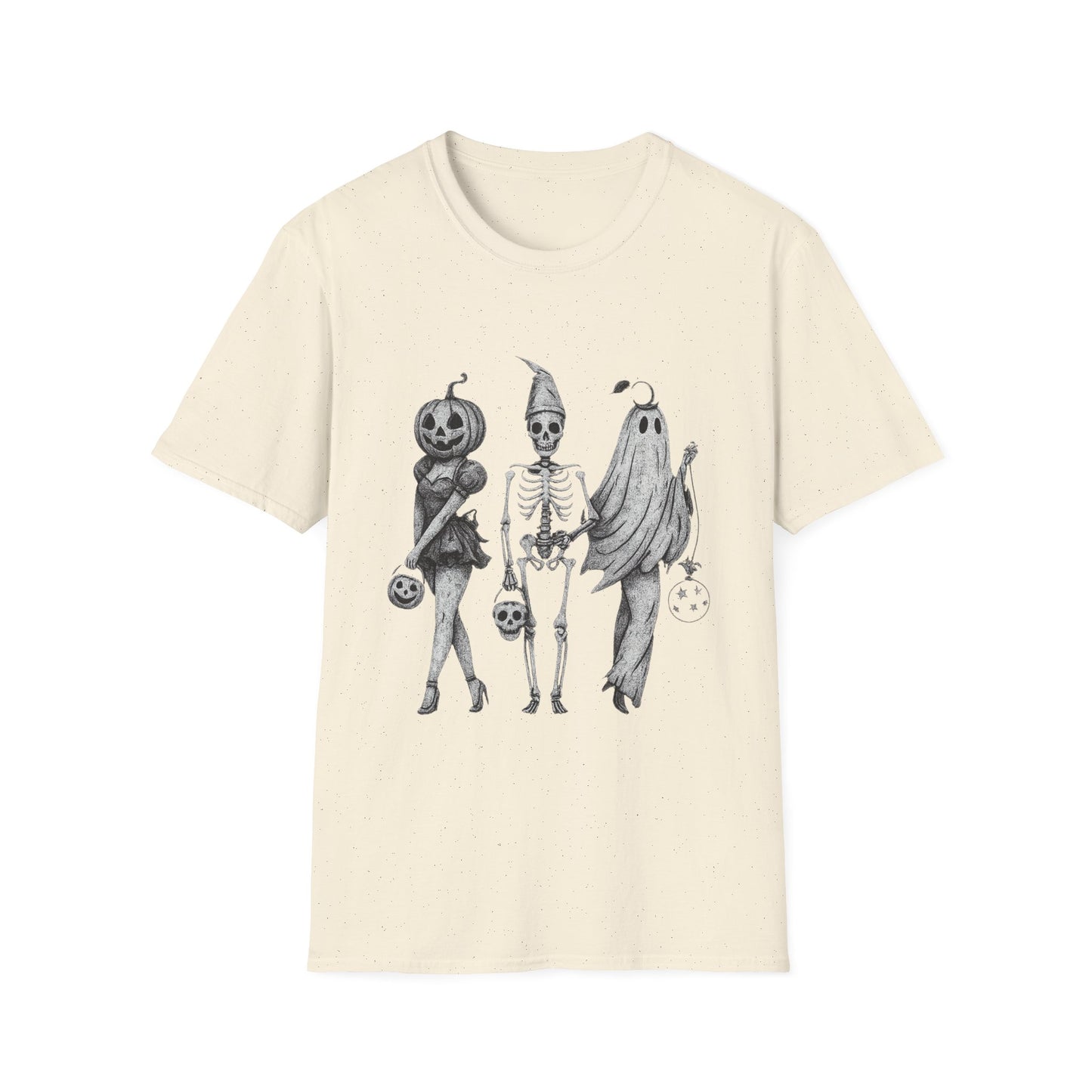 Halloween Graphic Tee, Unisex Softstyle T-Shirt, Spooky Season Shirt, Fall Fashion, Halloween Costume Top