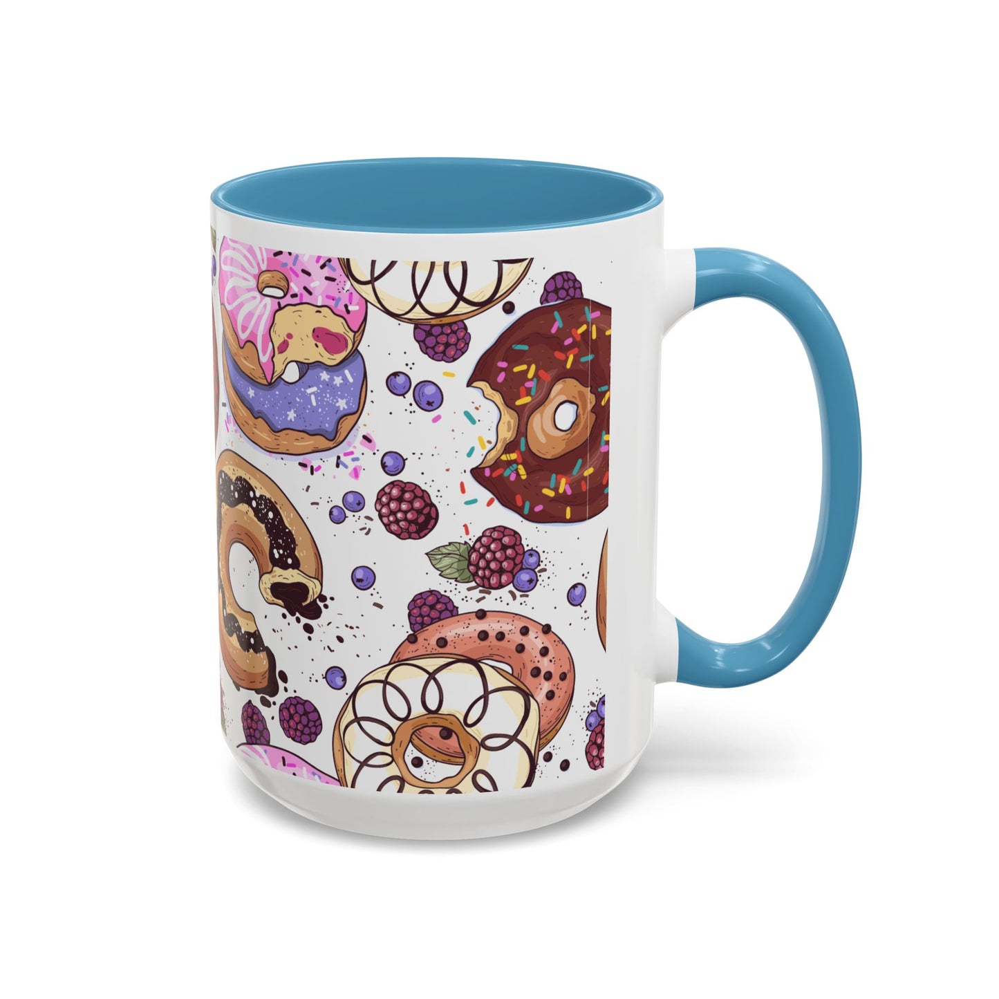 Doughnut Accent Coffee Mug (11, 15oz)