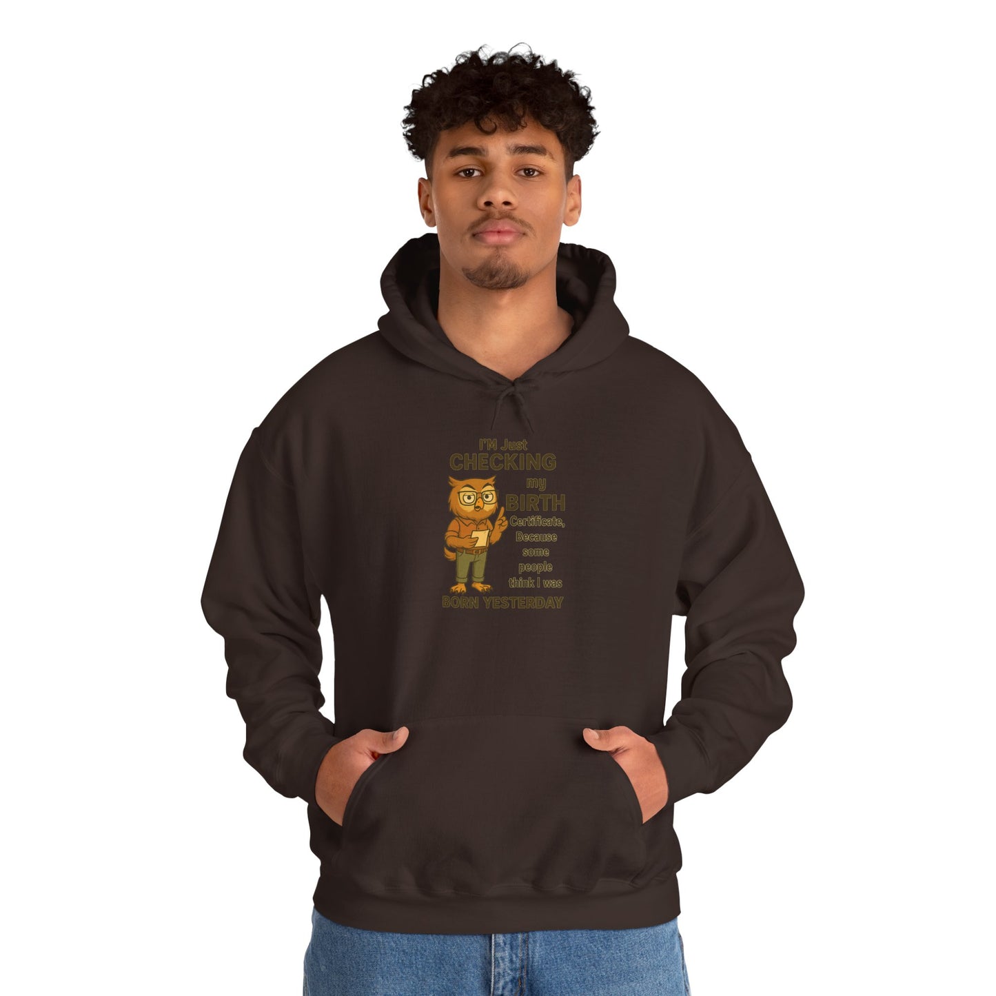 Funny Birthday Sweatshirt, Humorous Gift for Friends, Cozy Hooded Sweatshirt, Casual Wear, Unisex Birthday Apparel