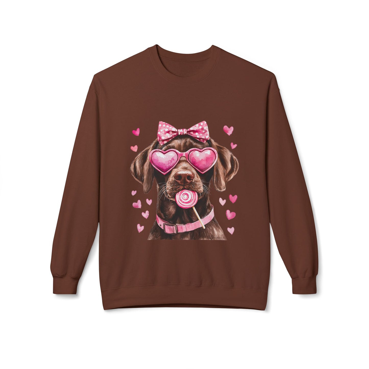 Valentines Unisex Midweight Softstyle Fleece Crewneck Sweatshirt