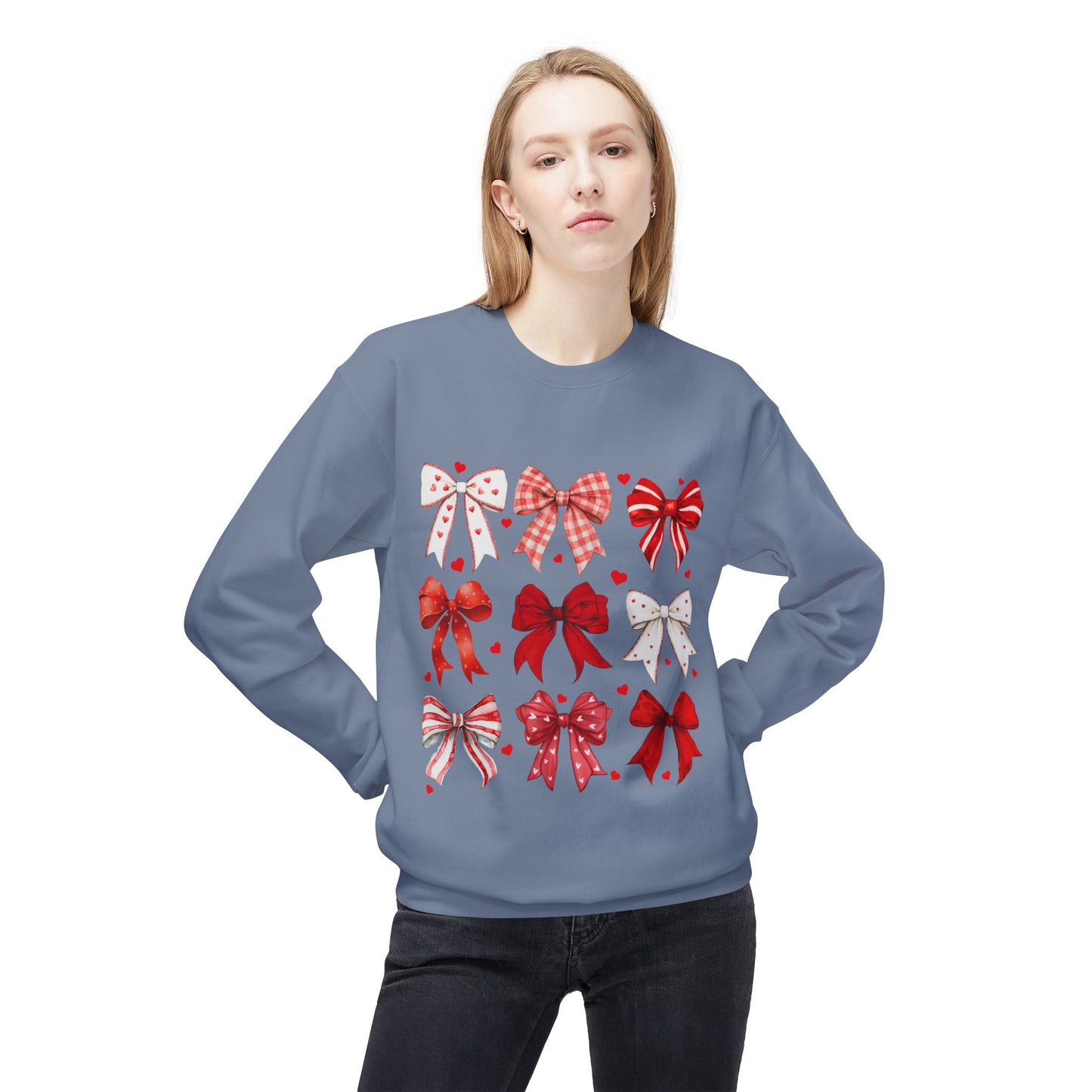 Valentines Unisex Midweight Softstyle Fleece Crewneck Sweatshirt