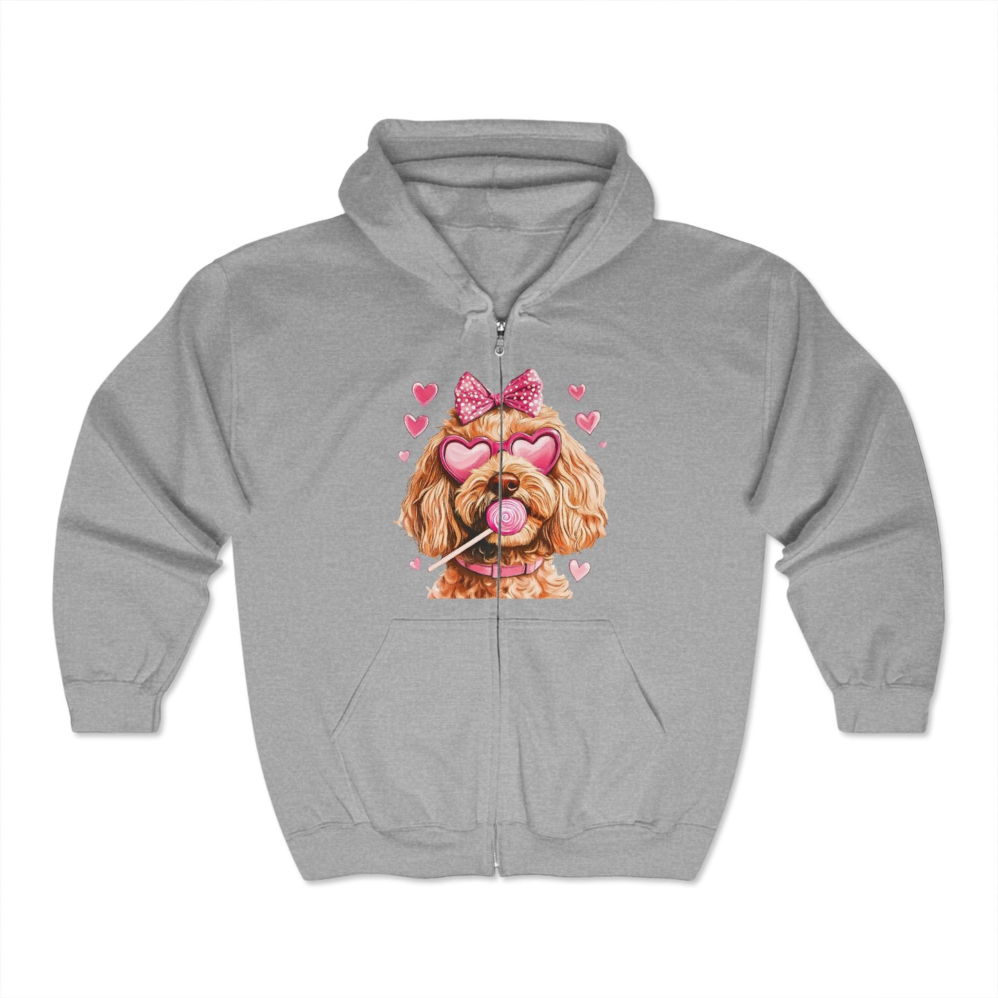 Valentines Unisex Heavy Blend™ Full Zip Hooded Sweatshirt