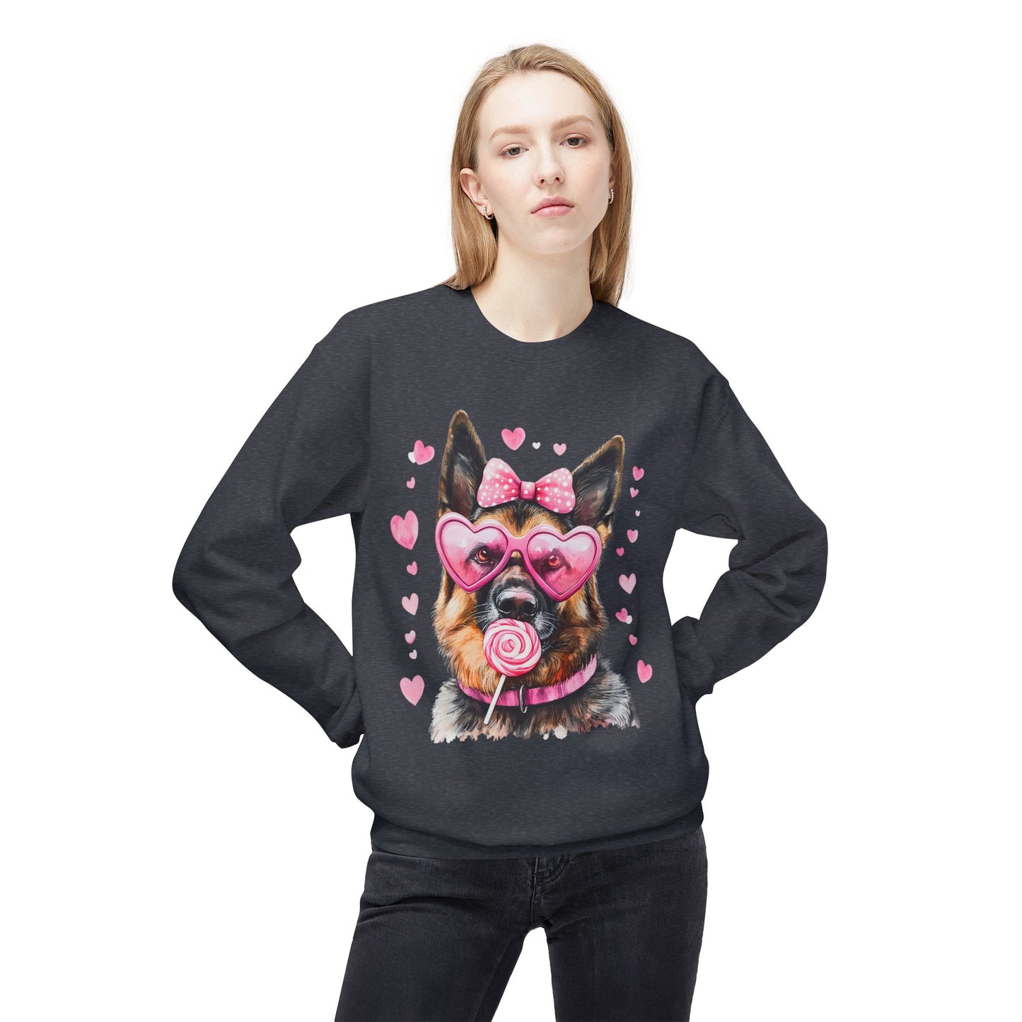 Valentines Unisex Midweight Softstyle Fleece Crewneck Sweatshirt