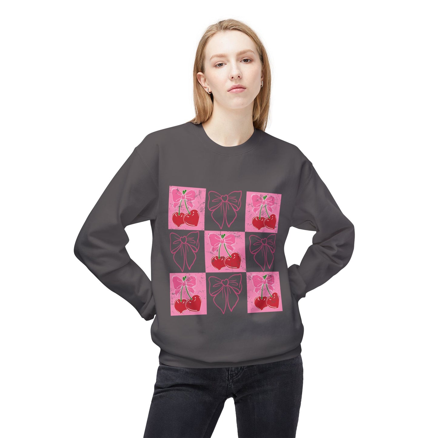 Valentines Unisex Midweight Softstyle Fleece Crewneck Sweatshirt