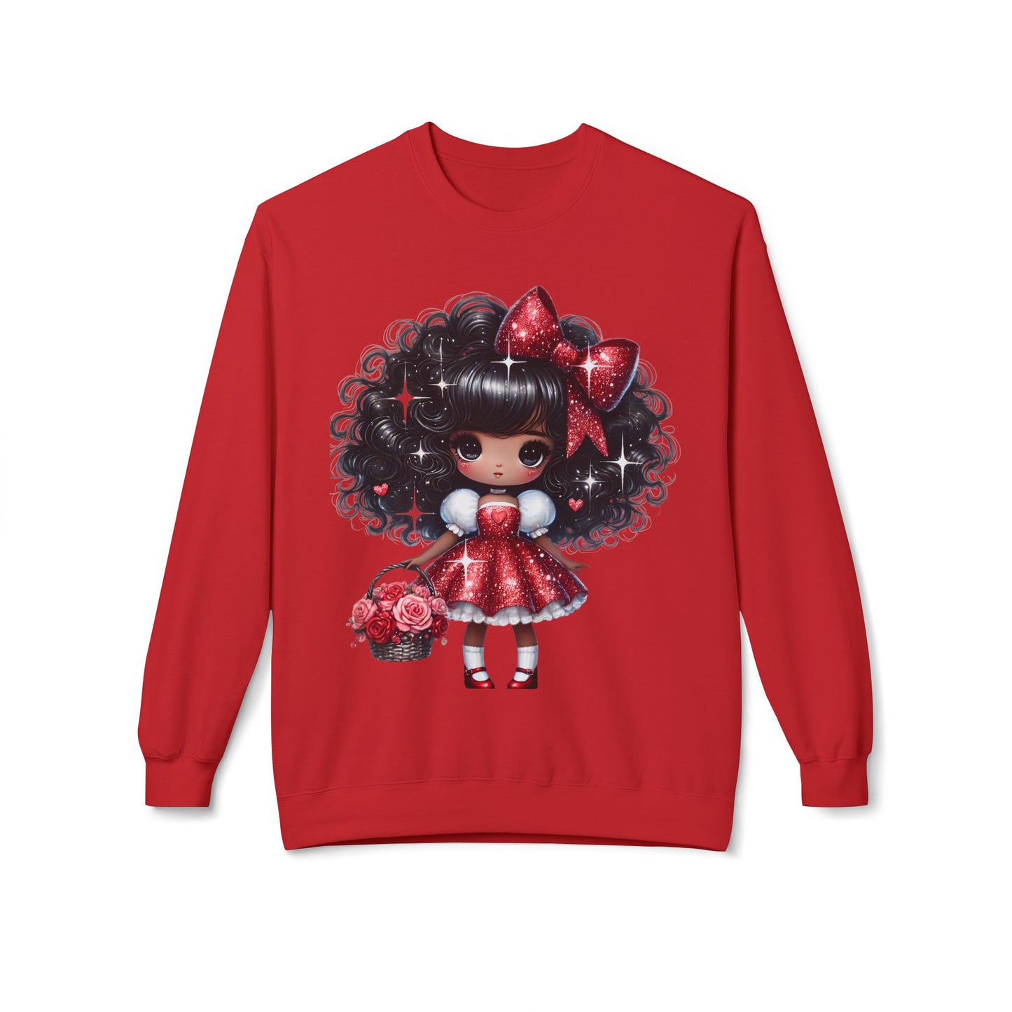 Valentines Unisex Midweight Softstyle Fleece Crewneck Sweatshirt