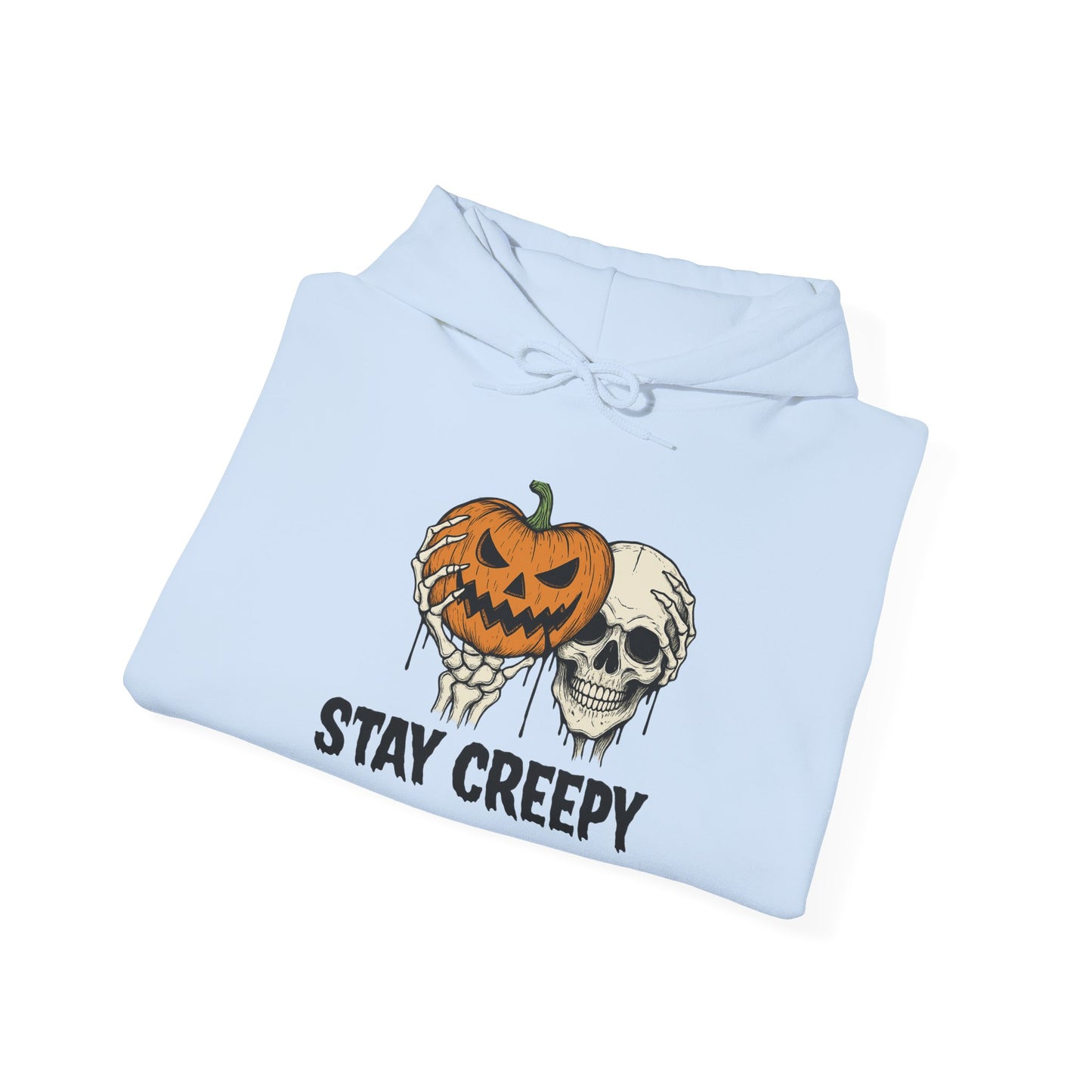 Unisex Creepy Hooded Hoodie | Halloween Hoodie, Fall Apparel, Spooky Gift, Cozy Hoodie for Autumn Celebrations