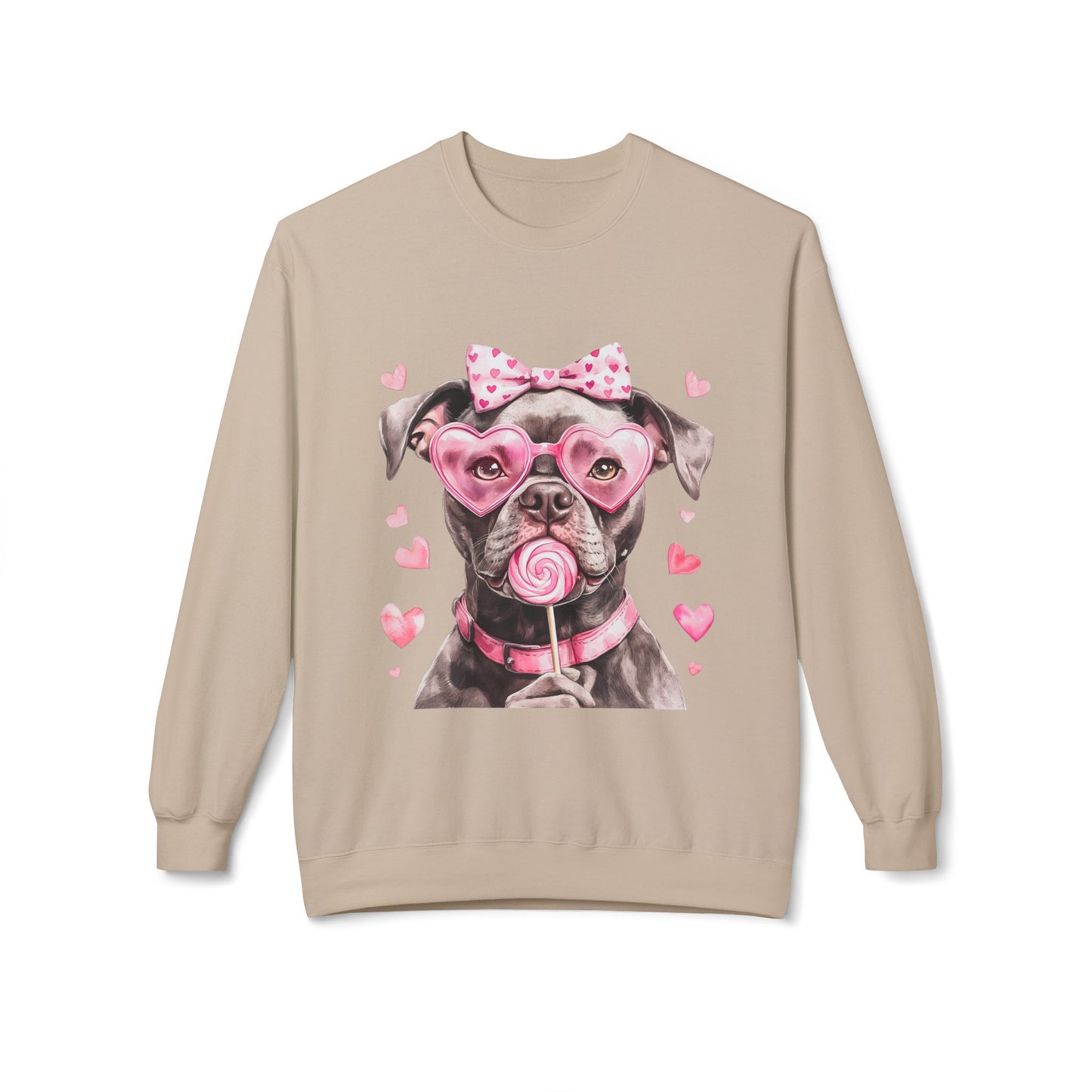 Valentines Unisex Midweight Softstyle Fleece Crewneck Sweatshirt