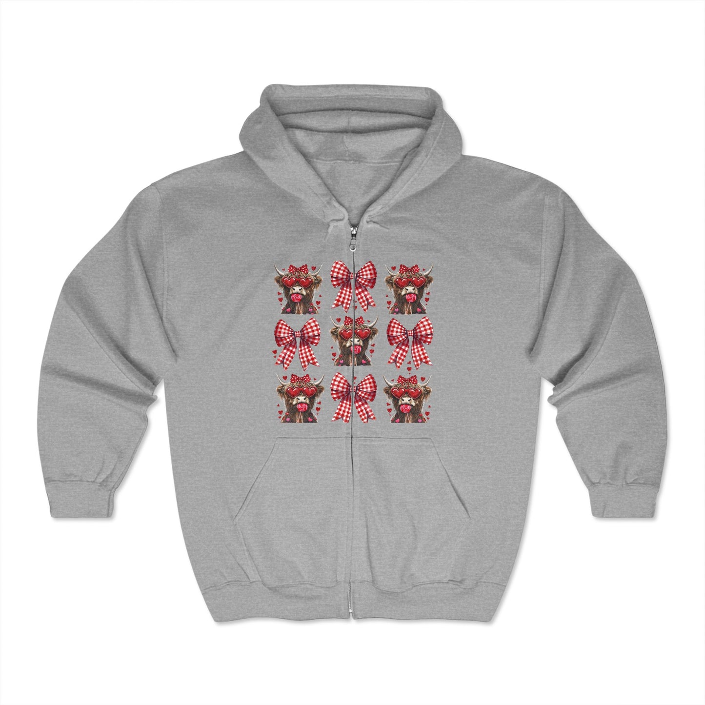 Valentines Unisex Heavy Blend™ Full Zip Hooded Sweatshirt