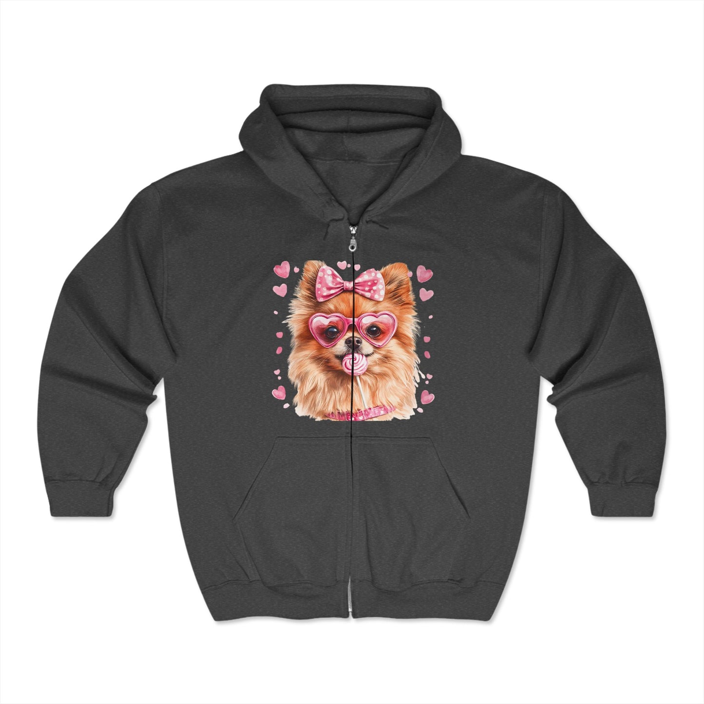 Valentines Unisex Heavy Blend™ Full Zip Hooded Sweatshirt