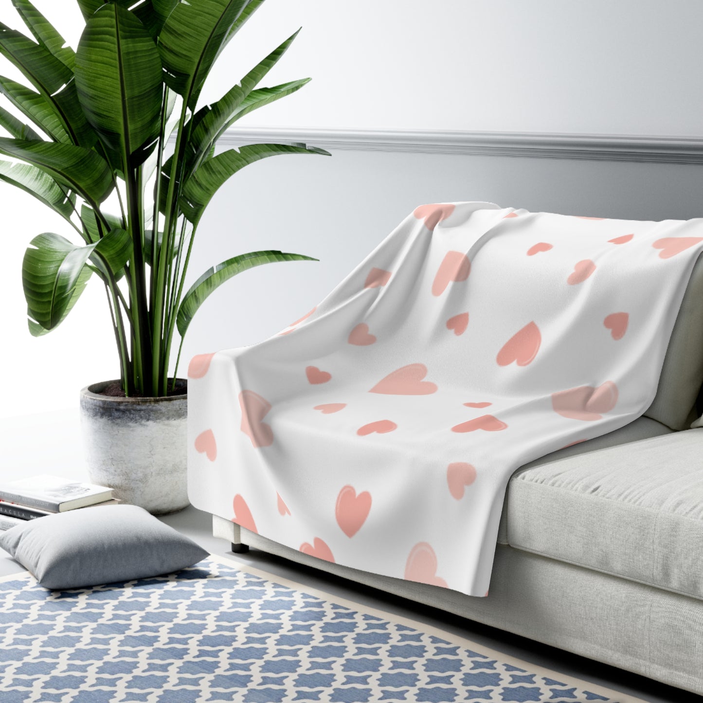 Valentines Sherpa Fleece Blanket