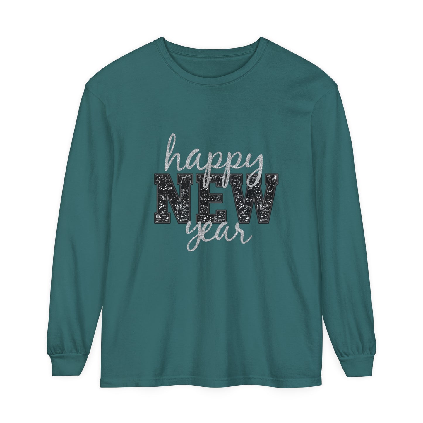 New Year Unisex Garment-dyed Long Sleeve T-Shirt