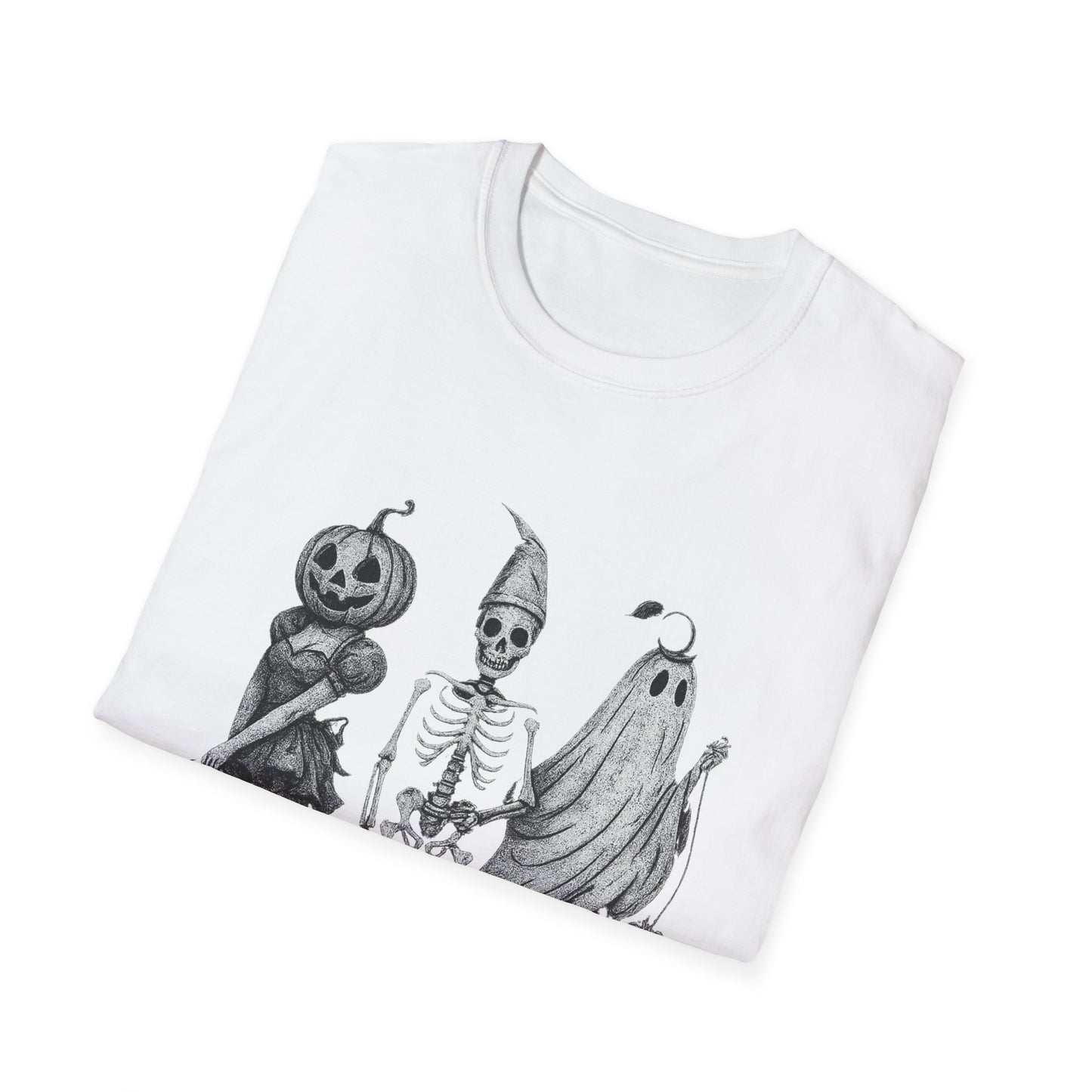 Halloween Graphic Tee, Unisex Softstyle T-Shirt, Spooky Season Shirt, Fall Fashion, Halloween Costume Top