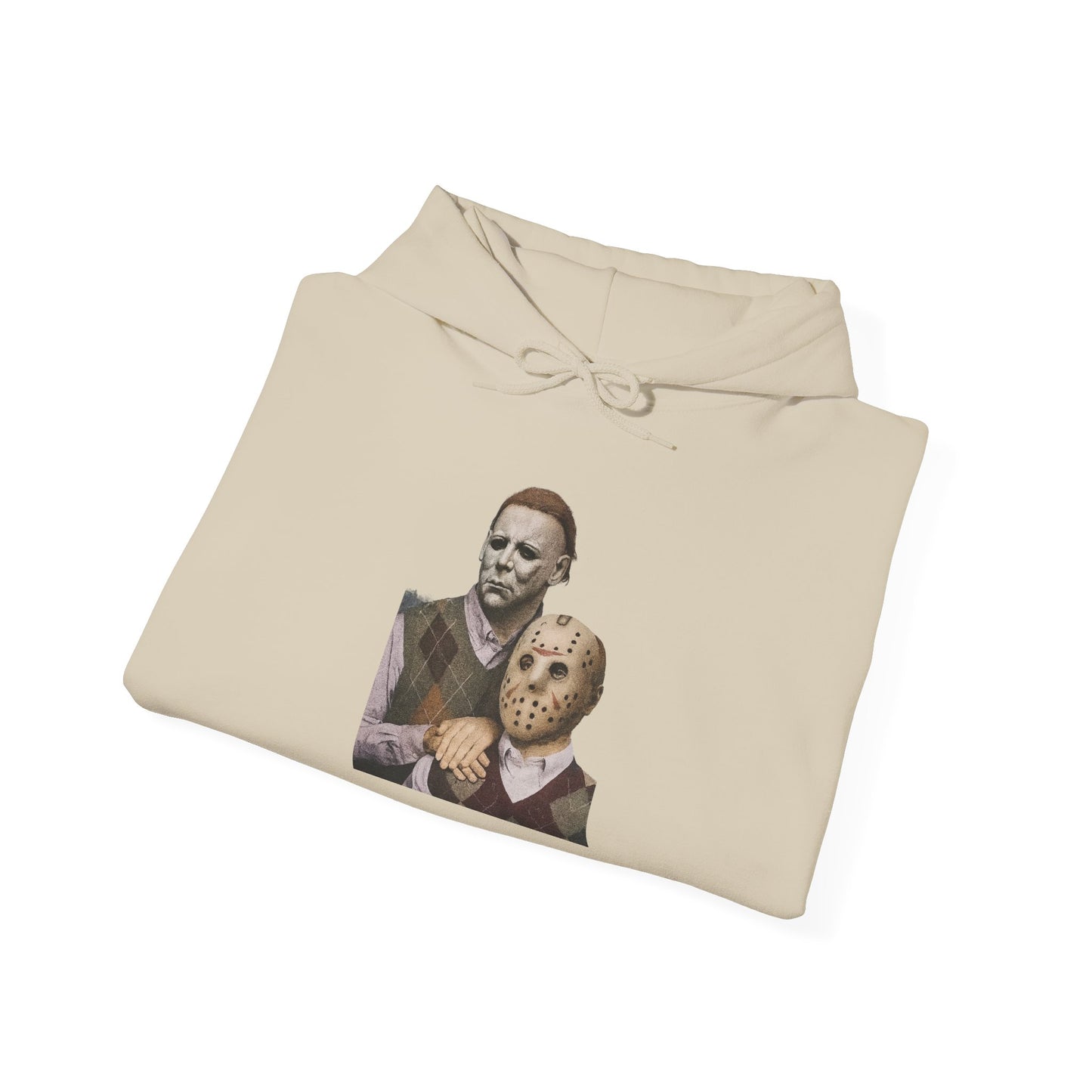 Horror Movie Duo Hoodie | Unisex Hoodie, Cozy Gift for Horror Fans, Halloween Outfit, Movie Night Apparel, Retro Aesthetic