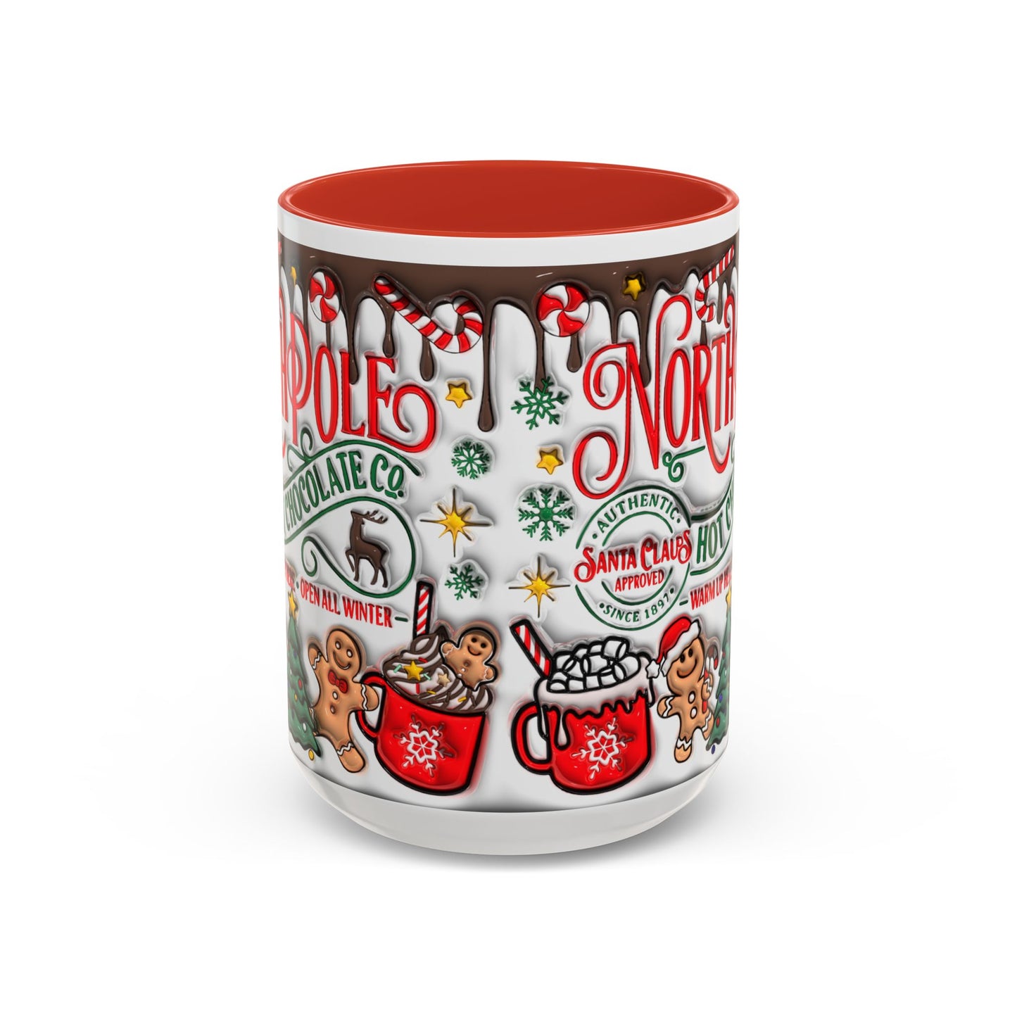 Christmas Accent Coffee Mug (11, 15oz)