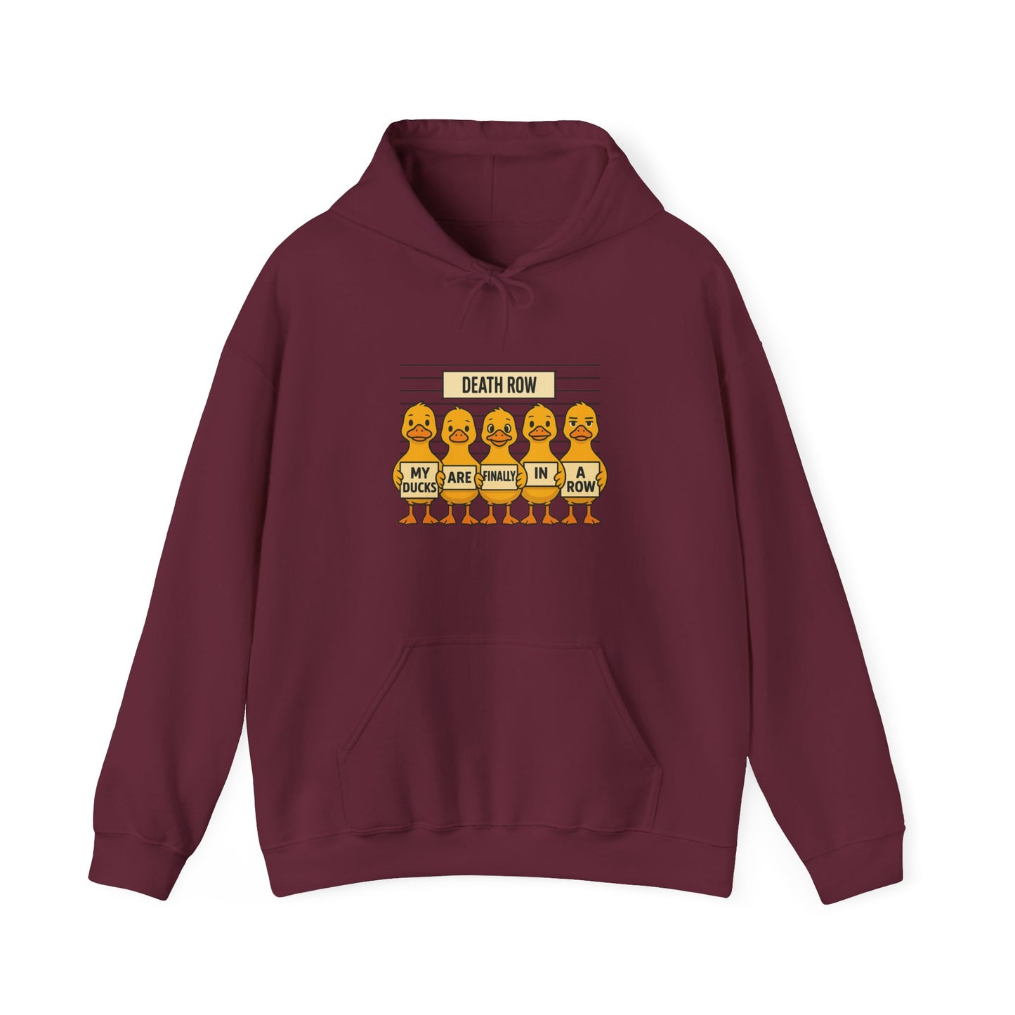 Funny Unisex Sweatshirt: Death Row Chickens, Gift for Animal Lovers, Cute Humor, Cozy Hoodie, Perfect for Casual Wear