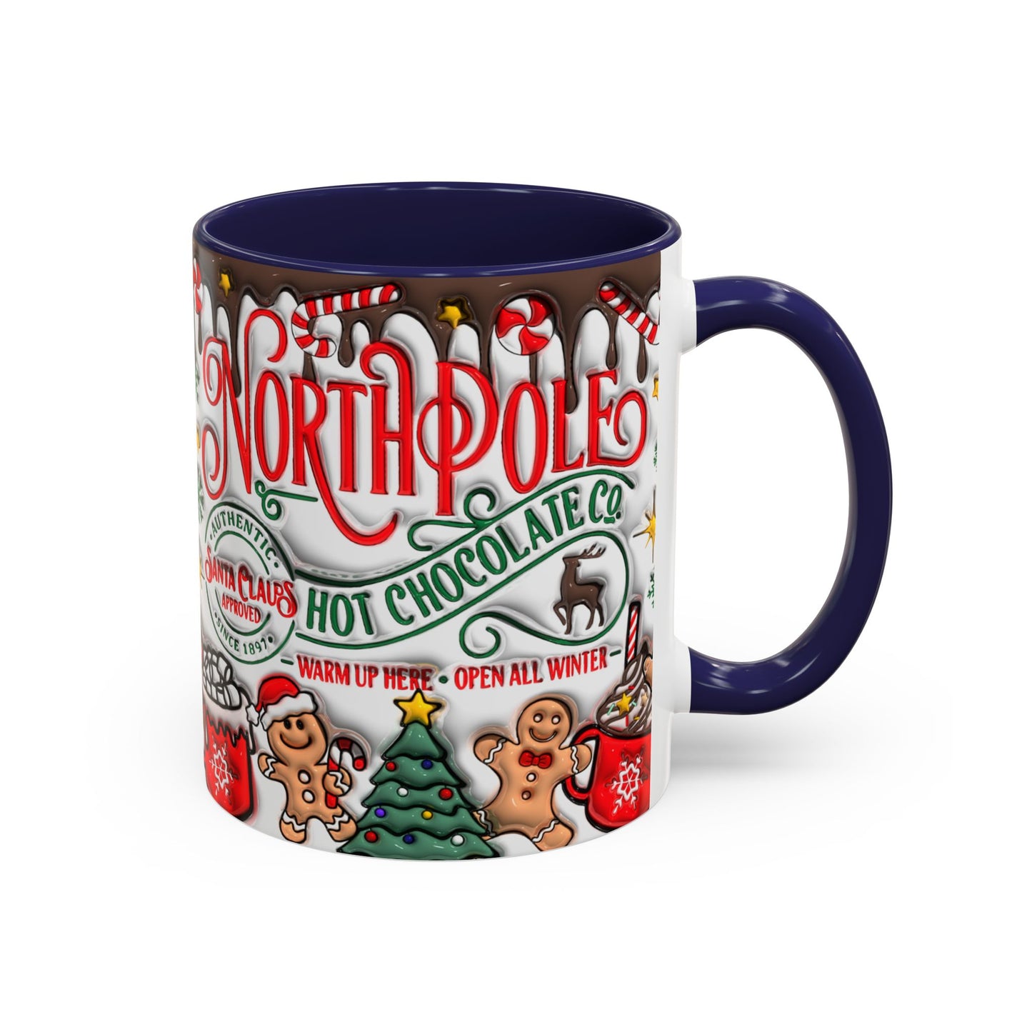 Christmas Accent Coffee Mug (11, 15oz)
