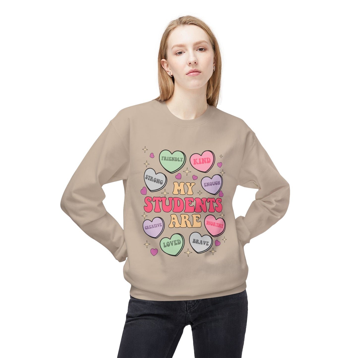 Valentines Unisex Midweight Softstyle Fleece Crewneck Sweatshirt