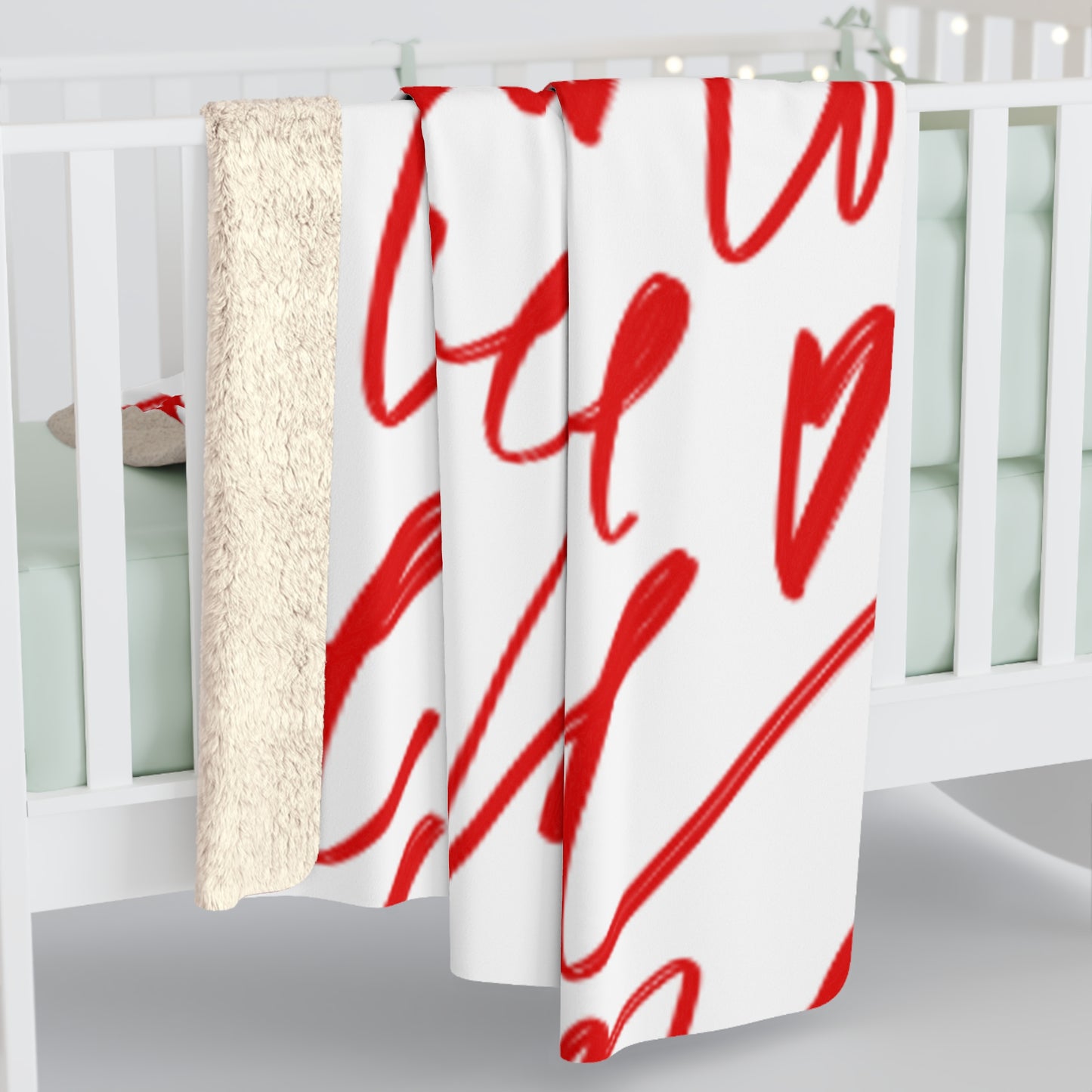 Valentines Sherpa Fleece Blanket