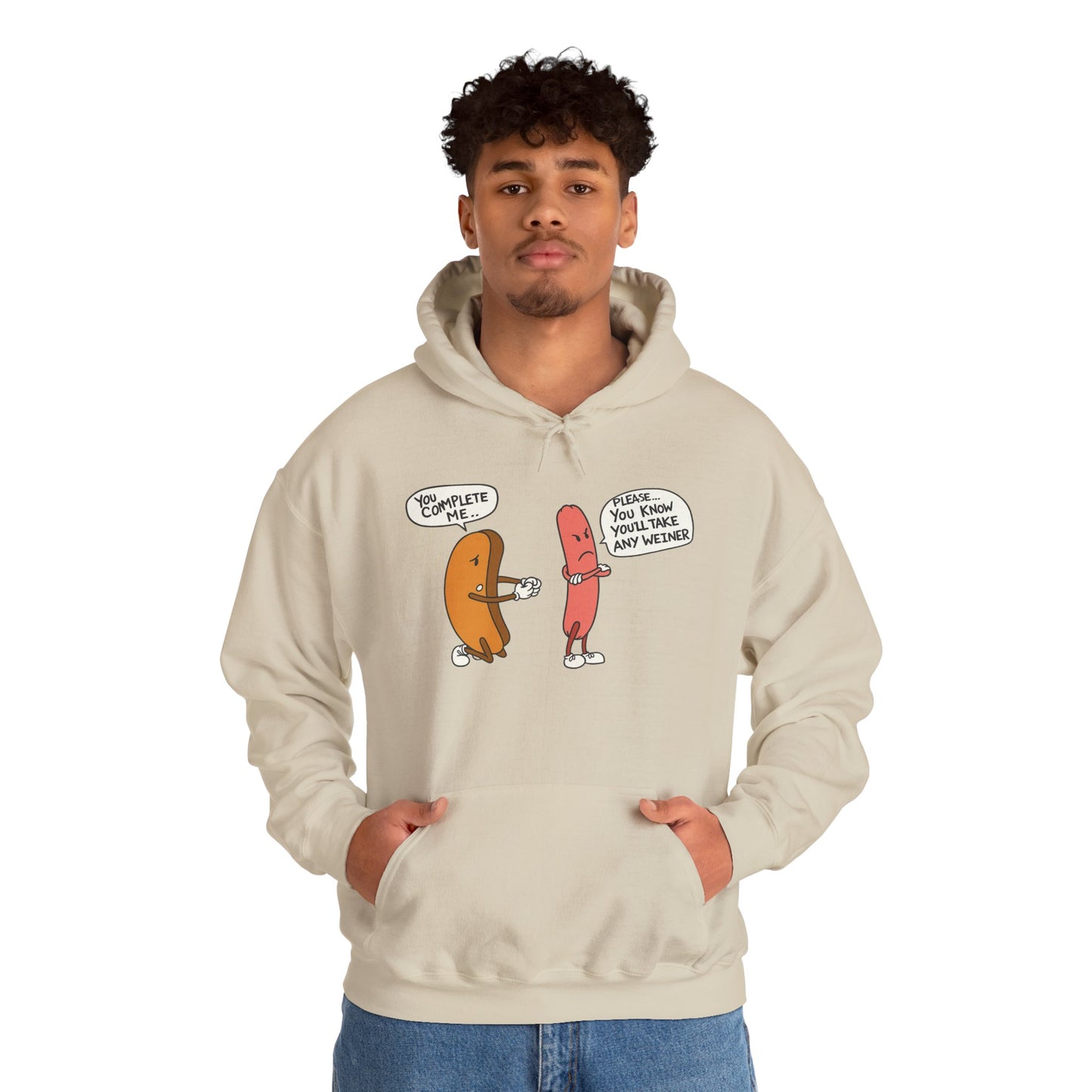 Humorous Unisex Hooded Sweatshirt, Funny Hoodie, Casual Wear, Gift for Friends, Cute Outfit for Everyday