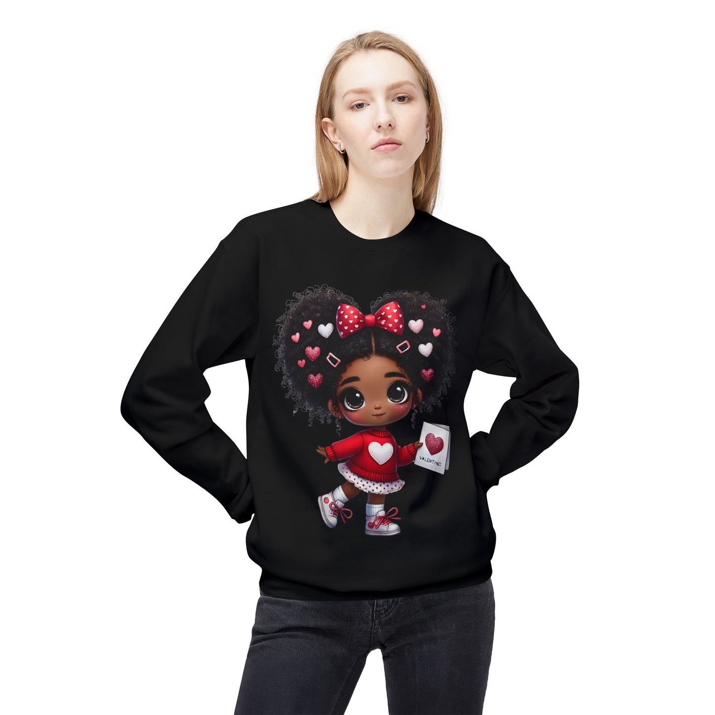 Valentines Unisex Midweight Softstyle Fleece Crewneck Sweatshirt