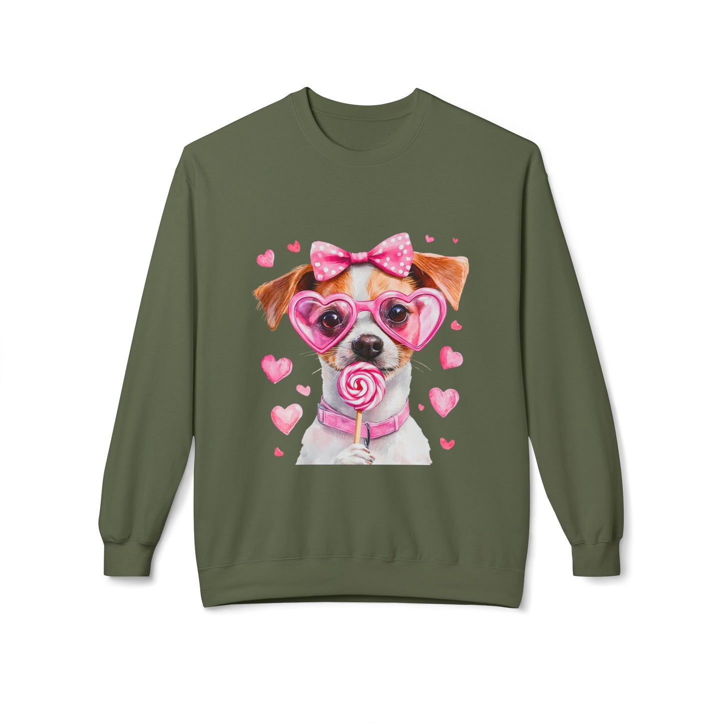 Valentines Unisex Midweight Softstyle Fleece Crewneck Sweatshirt