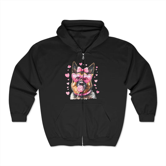 Valentines Unisex Heavy Blend™ Full Zip Hooded Sweatshirt