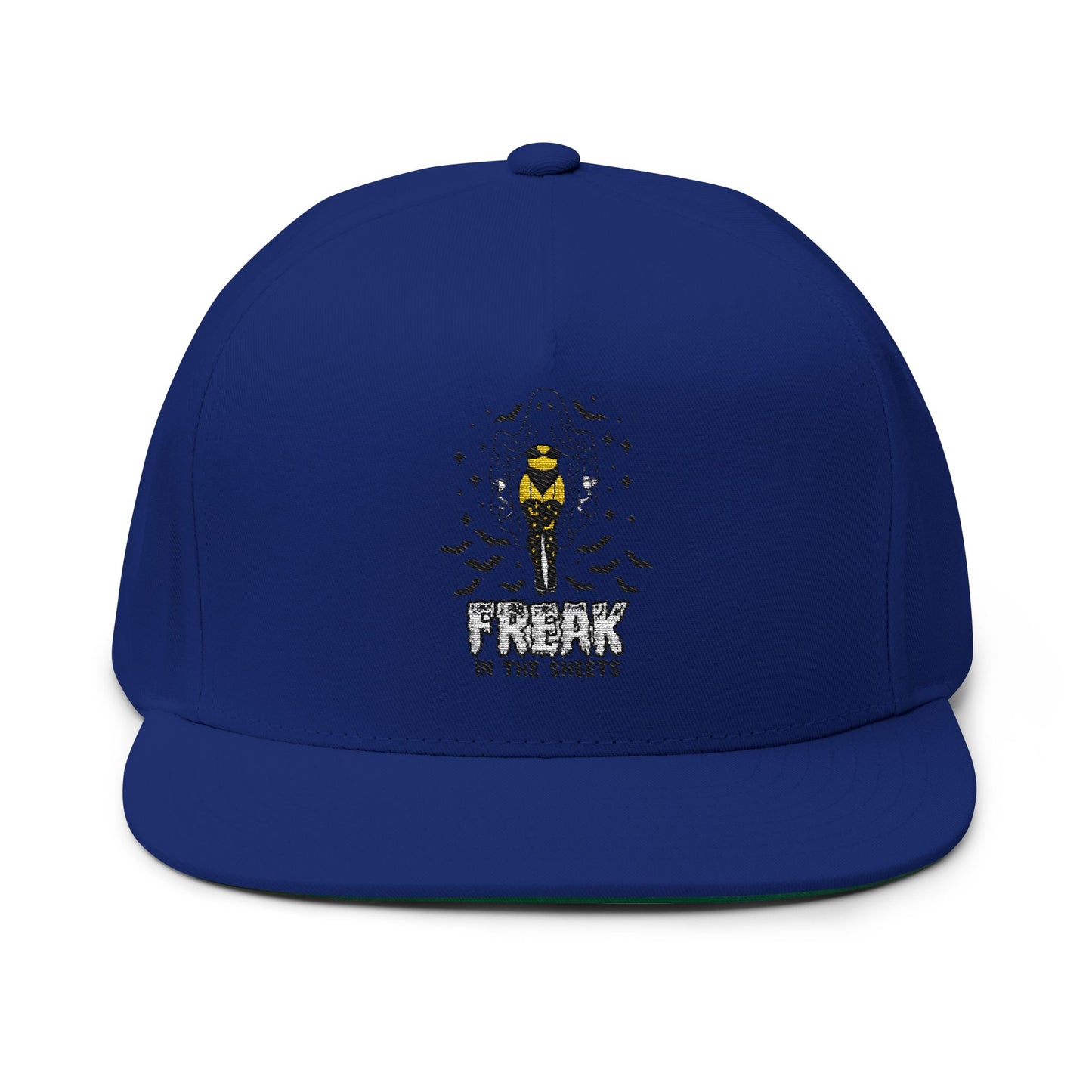 Freak Flat Bill Cap, Trendy Baseball Hat, Fashionable Snapback, Unique Gift for Him/Her, Comfortable Everyday Wear