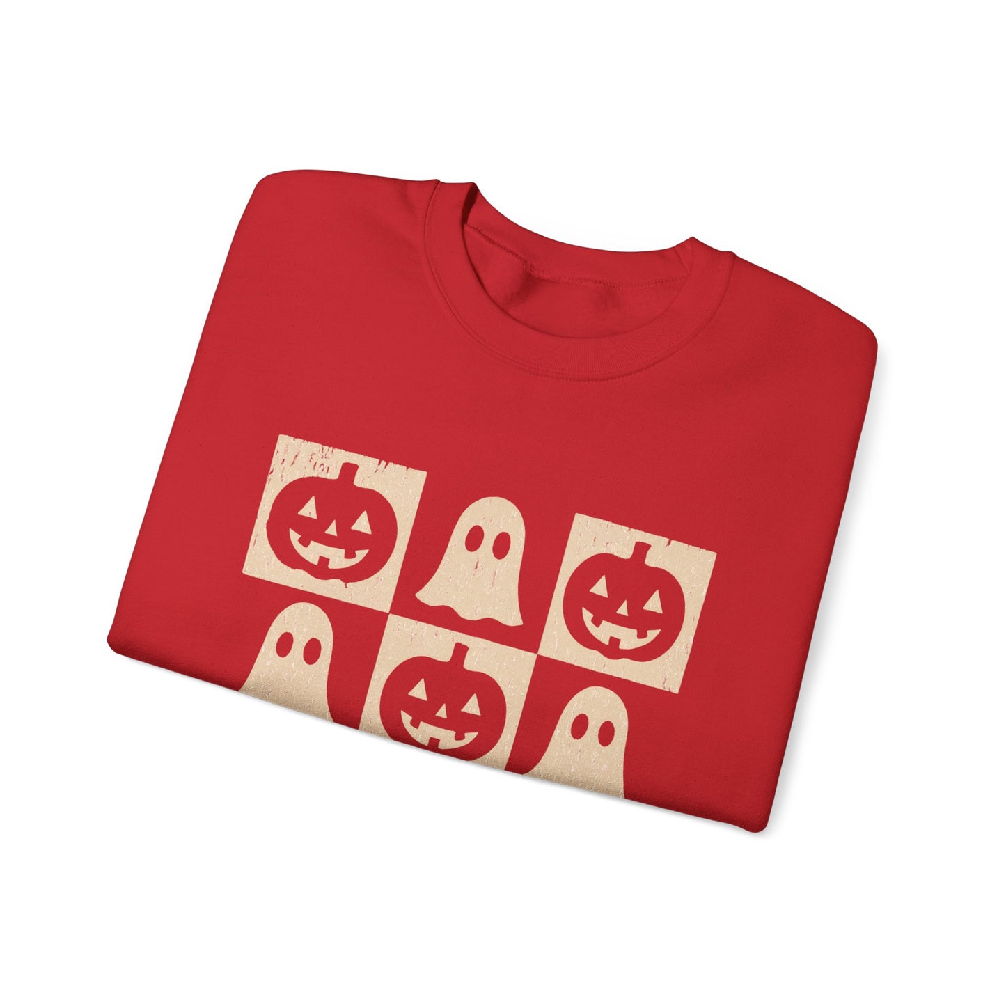 Halloween Ghosts Sweatshirt, Cozy Fall Sweater, Unisex Crewneck for Halloween, Cute Ghost Design, Perfect for Autumn Celebrations