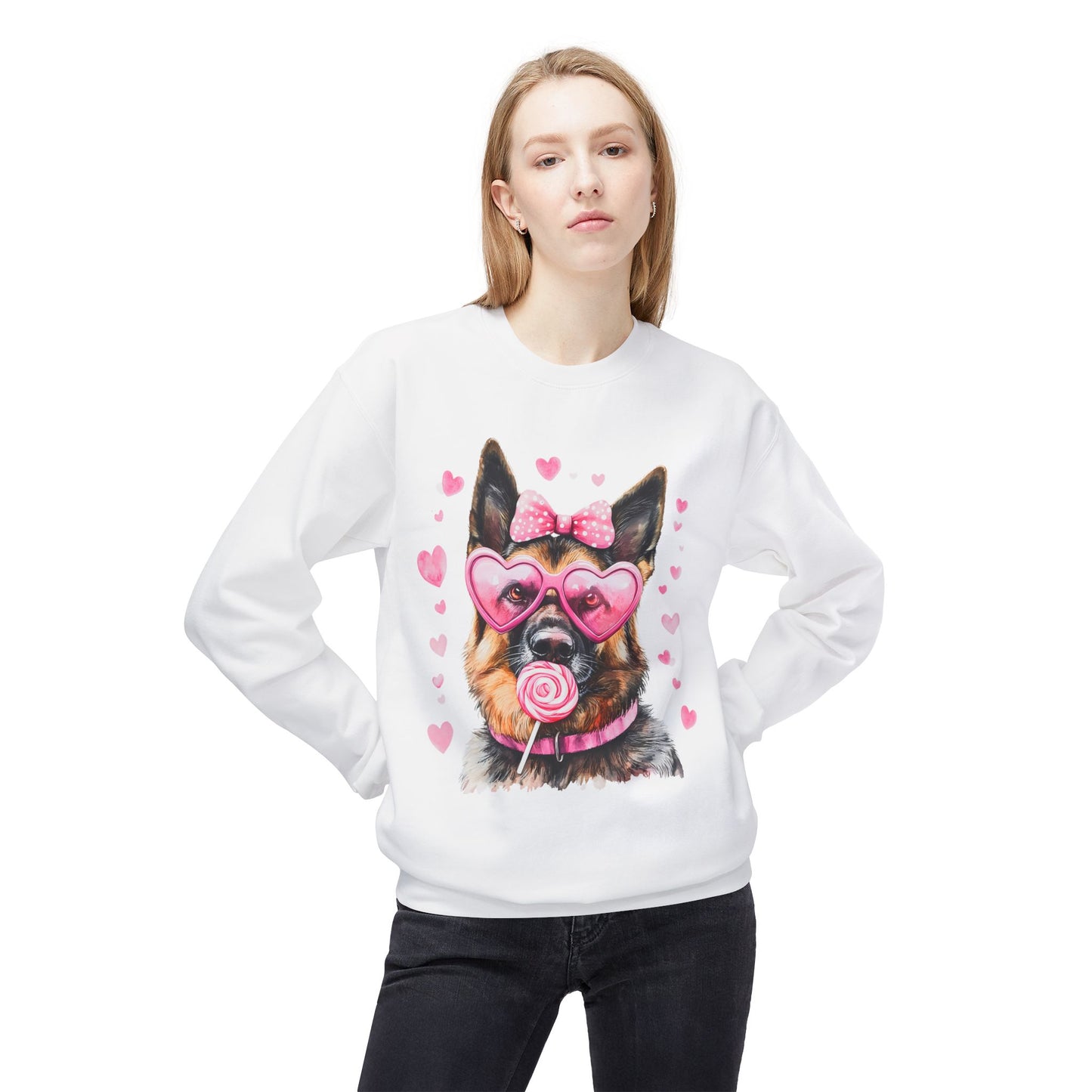 Valentines Unisex Midweight Softstyle Fleece Crewneck Sweatshirt