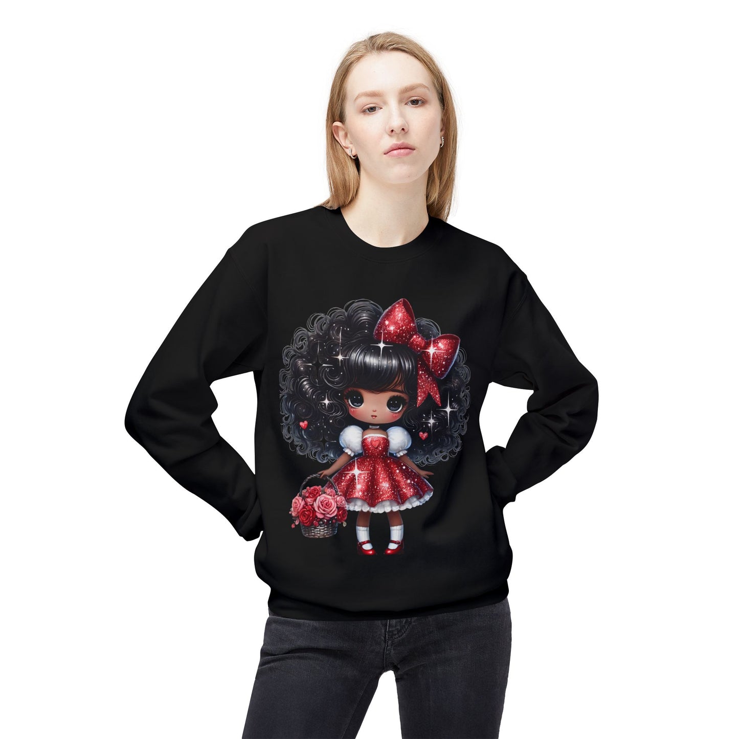 Valentines Unisex Midweight Softstyle Fleece Crewneck Sweatshirt