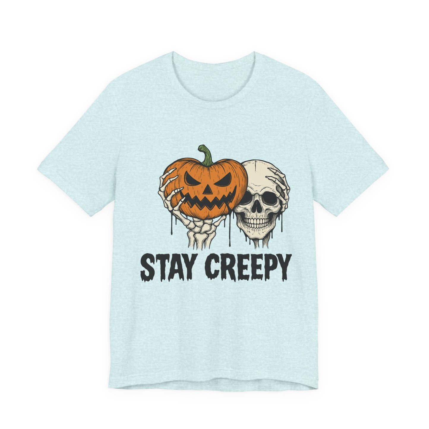 Halloween Graphic Tee - Stay Creepy Unisex Shirt, Fall Fashion, Spooky Halloween Apparel, Casual Wear, Gift for Halloween Lovers