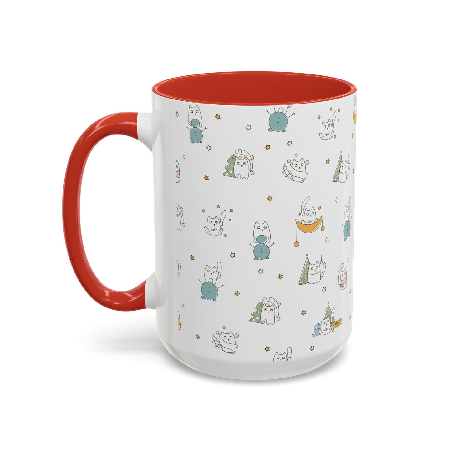 Christmas Accent Coffee Mug (11, 15oz)