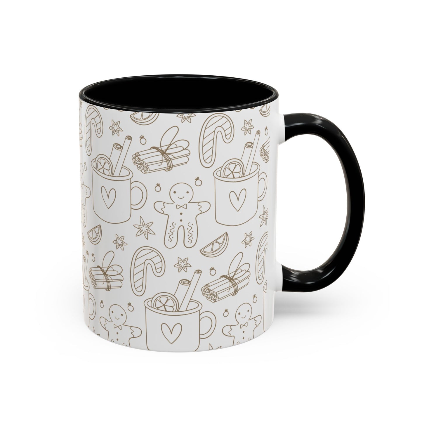 Christmas Accent Coffee Mug (11, 15oz)