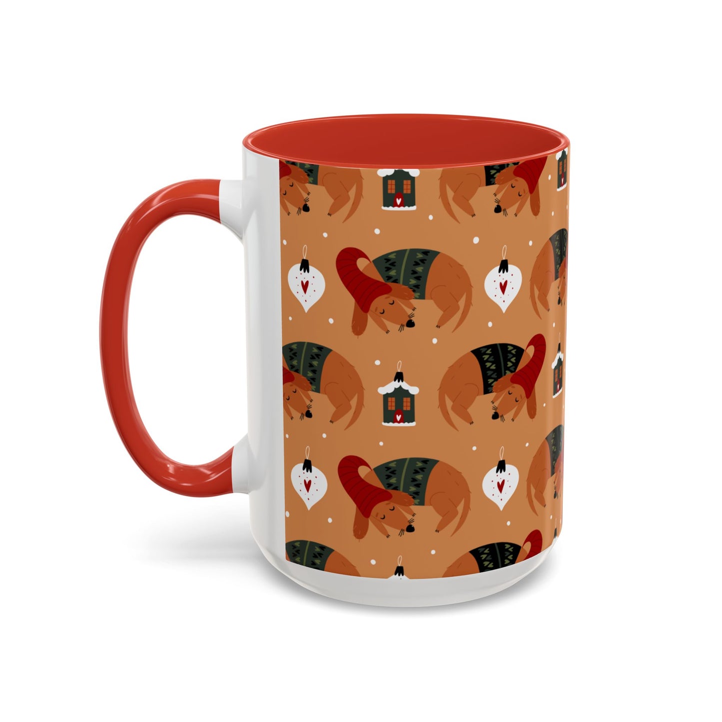 Christmas Accent Coffee Mug (11, 15oz)