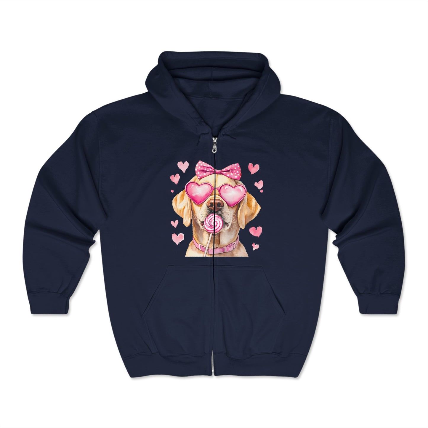 Valentines Unisex Heavy Blend™ Full Zip Hooded Sweatshirt