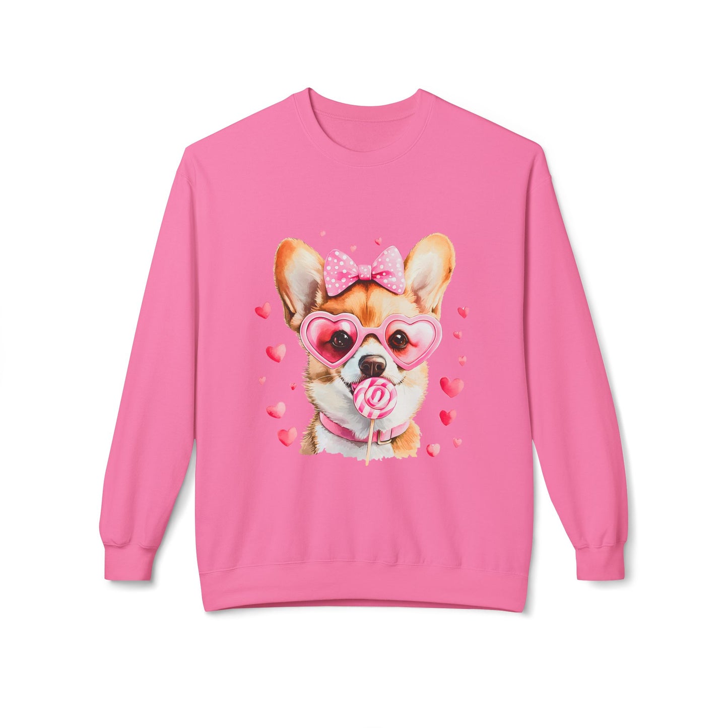 Valentines Unisex Midweight Softstyle Fleece Crewneck Sweatshirt