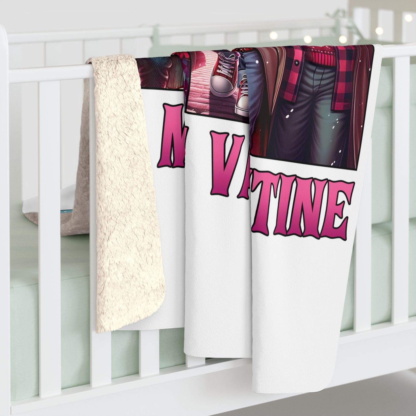 Valentines Sherpa Fleece Blanket