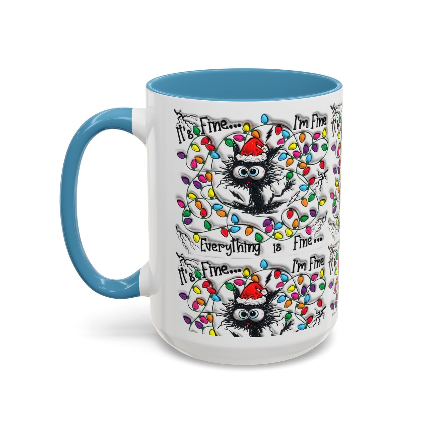 Christmas Accent Coffee Mug (11, 15oz)