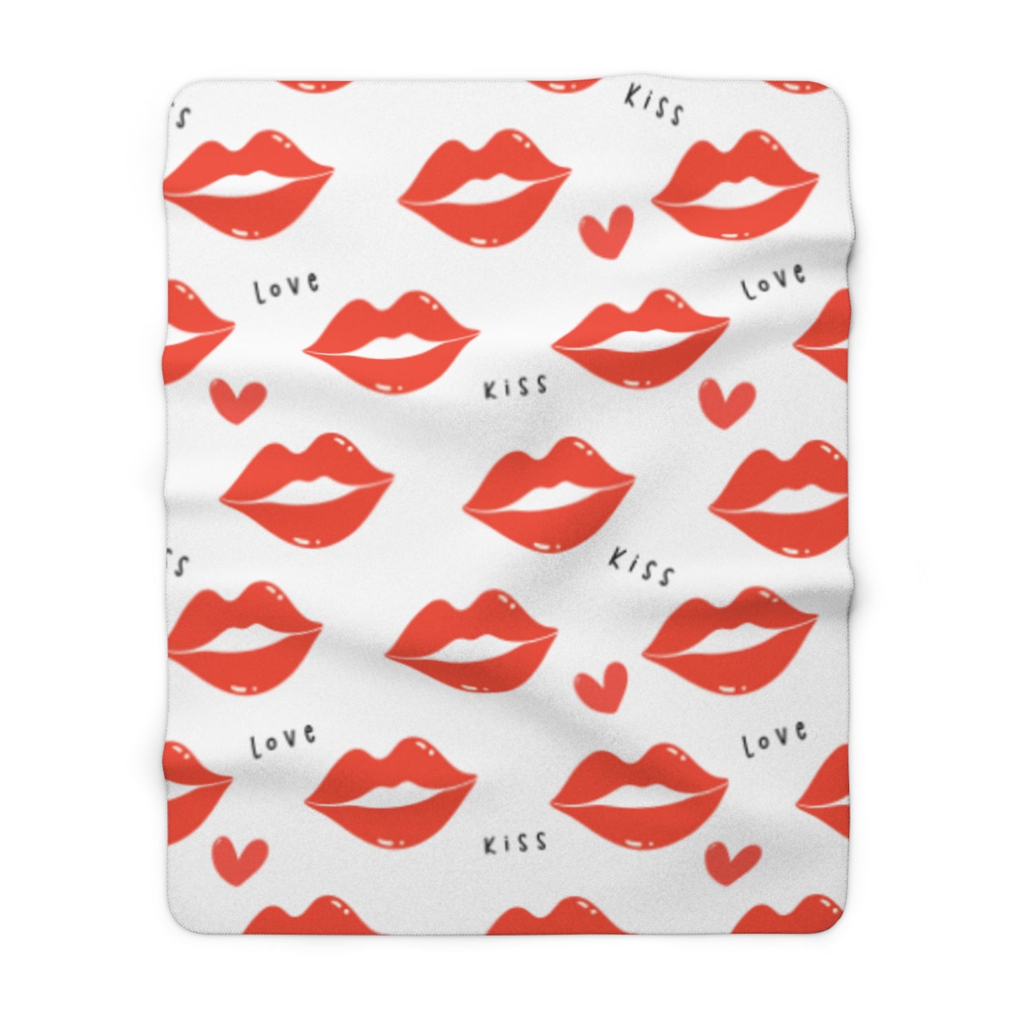 Valentines Sherpa Fleece Blanket