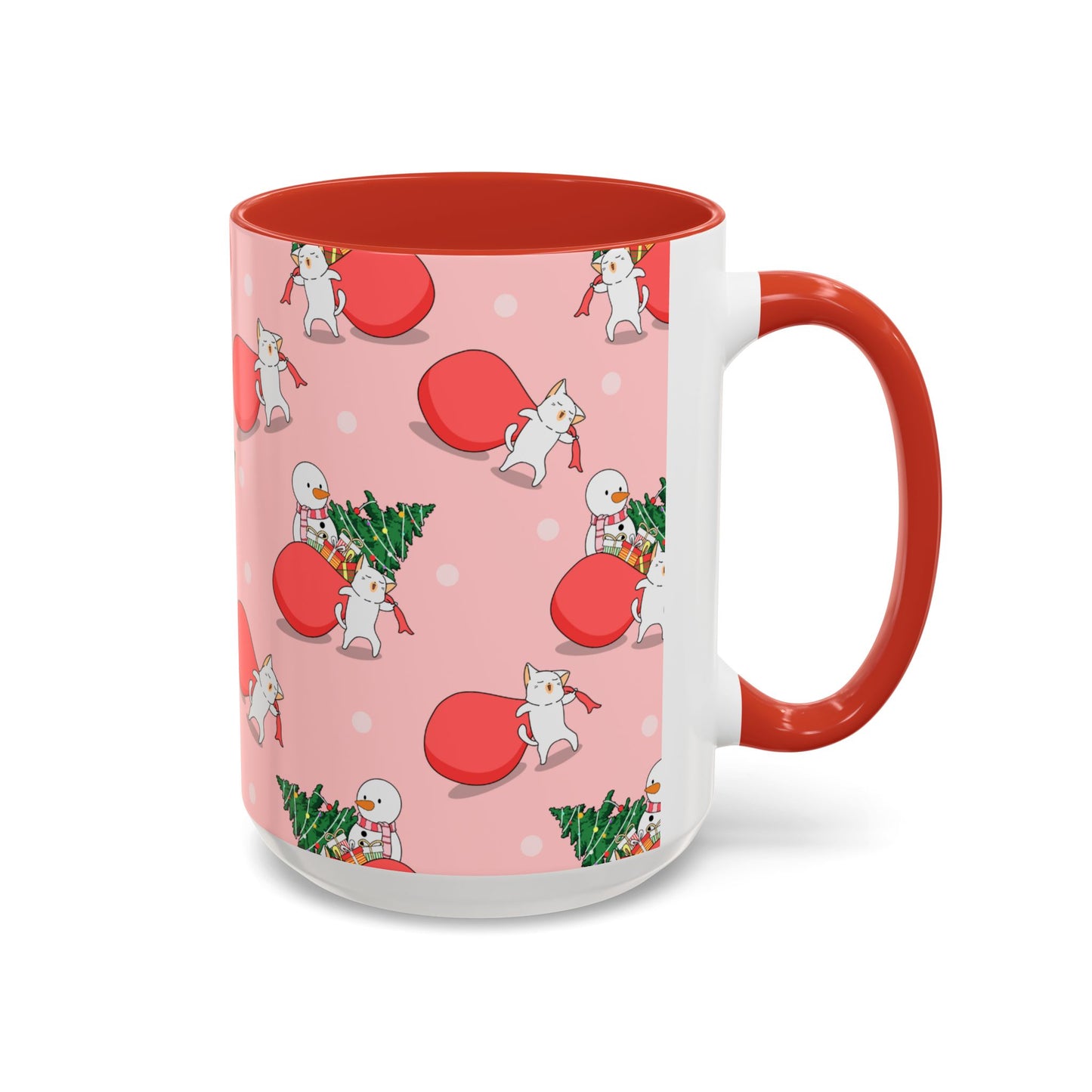 Christmas Accent Coffee Mug (11, 15oz)