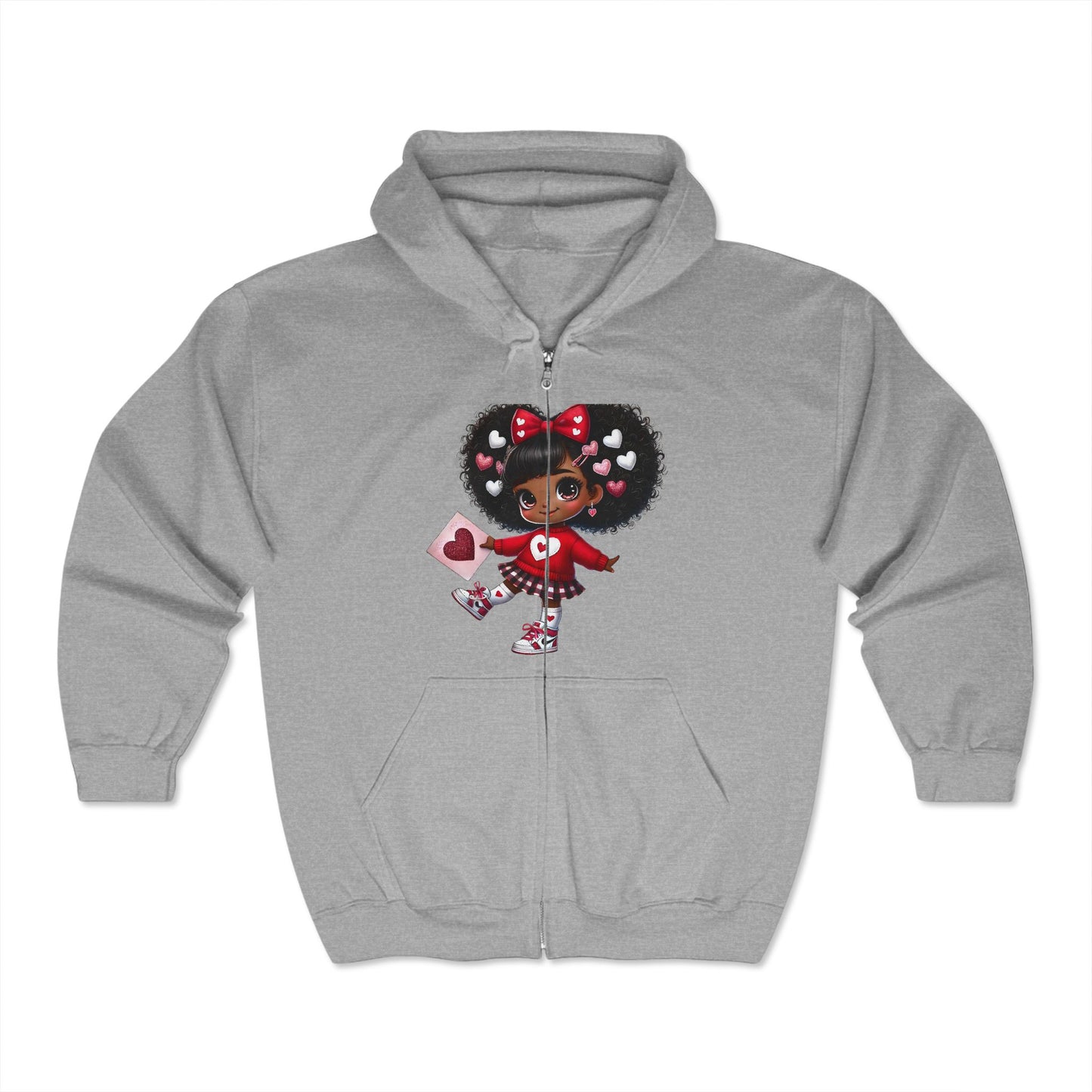 Valentines Unisex Heavy Blend™ Full Zip Hooded Sweatshirt