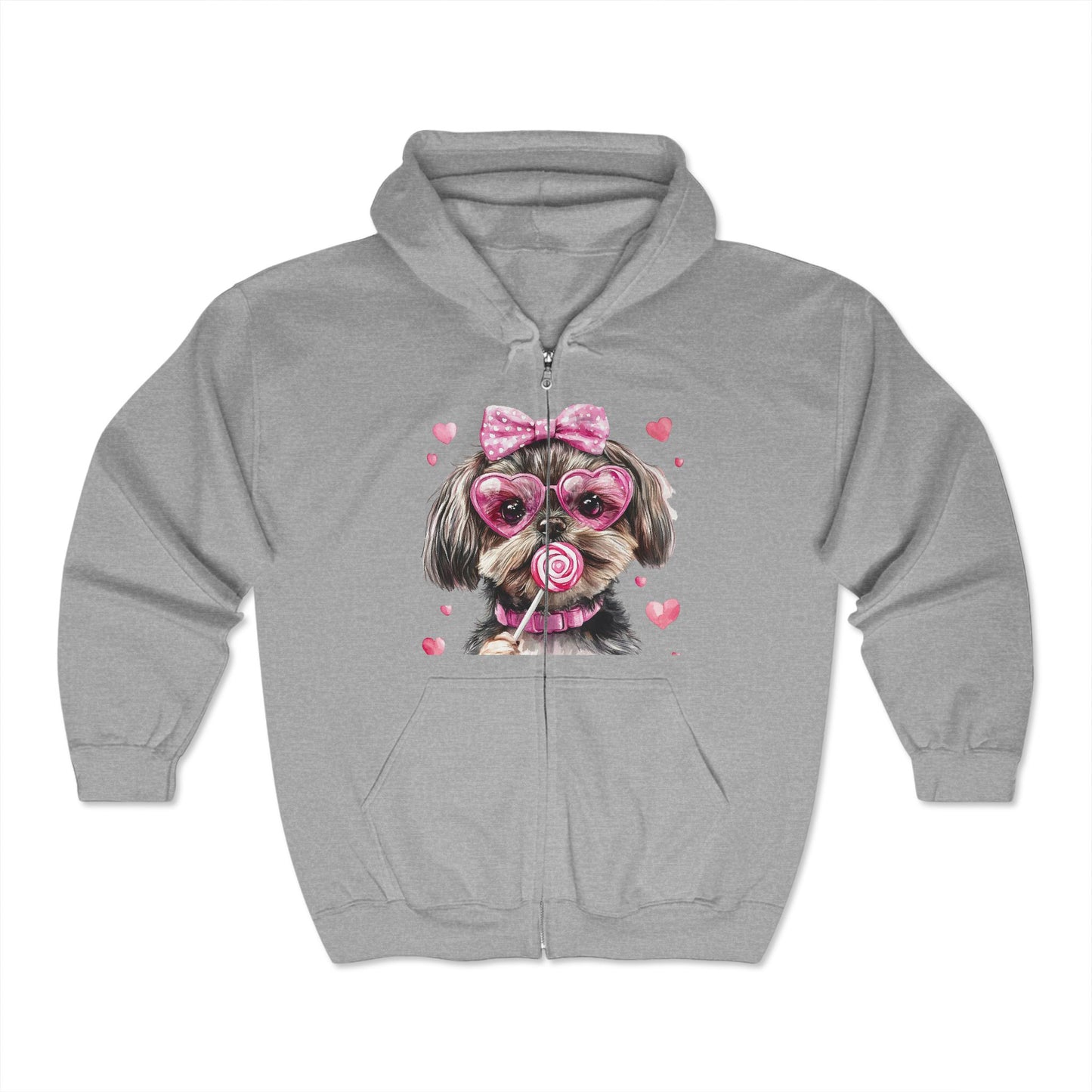 Valentines Unisex Heavy Blend™ Full Zip Hooded Sweatshirt