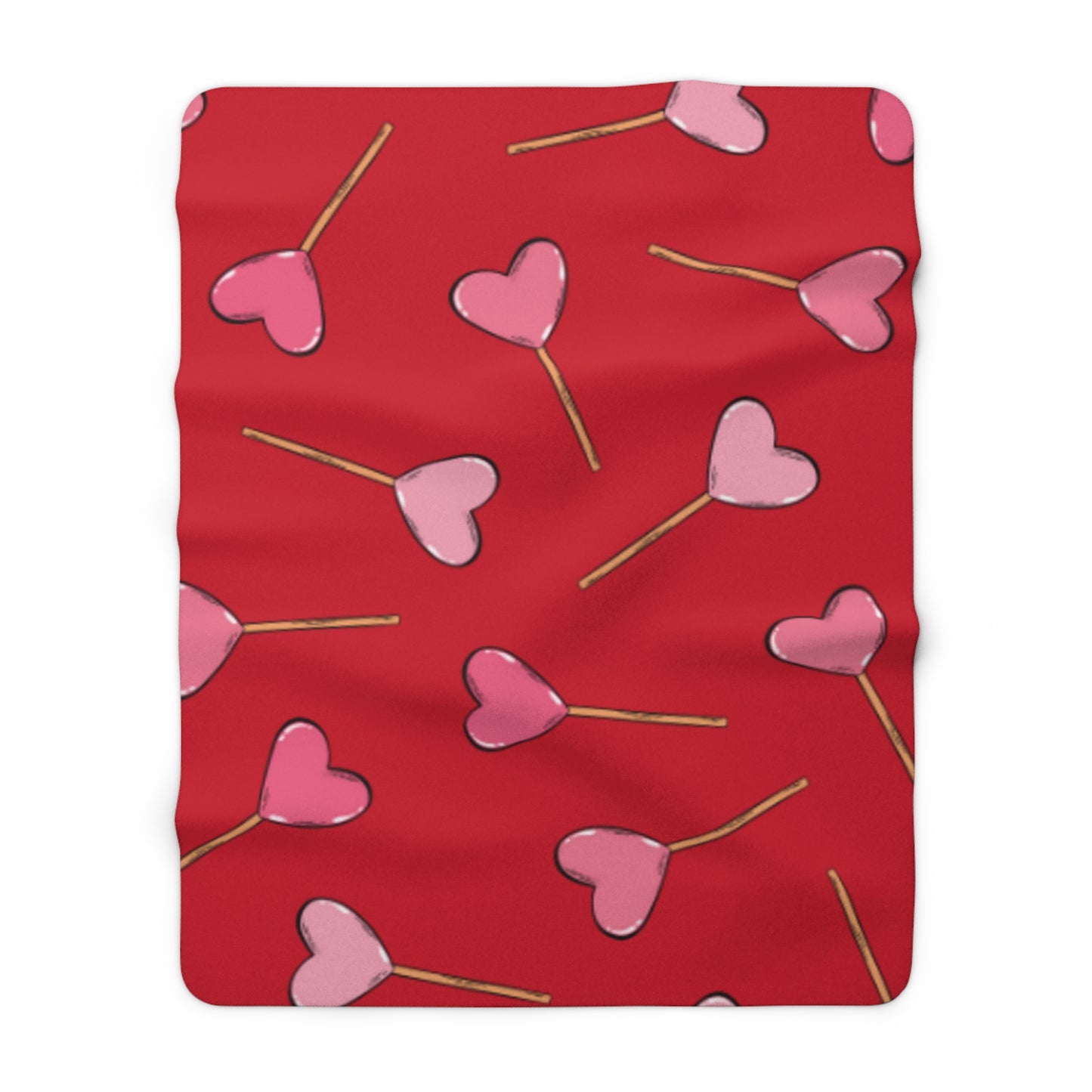 Valentines Sherpa Fleece Blanket