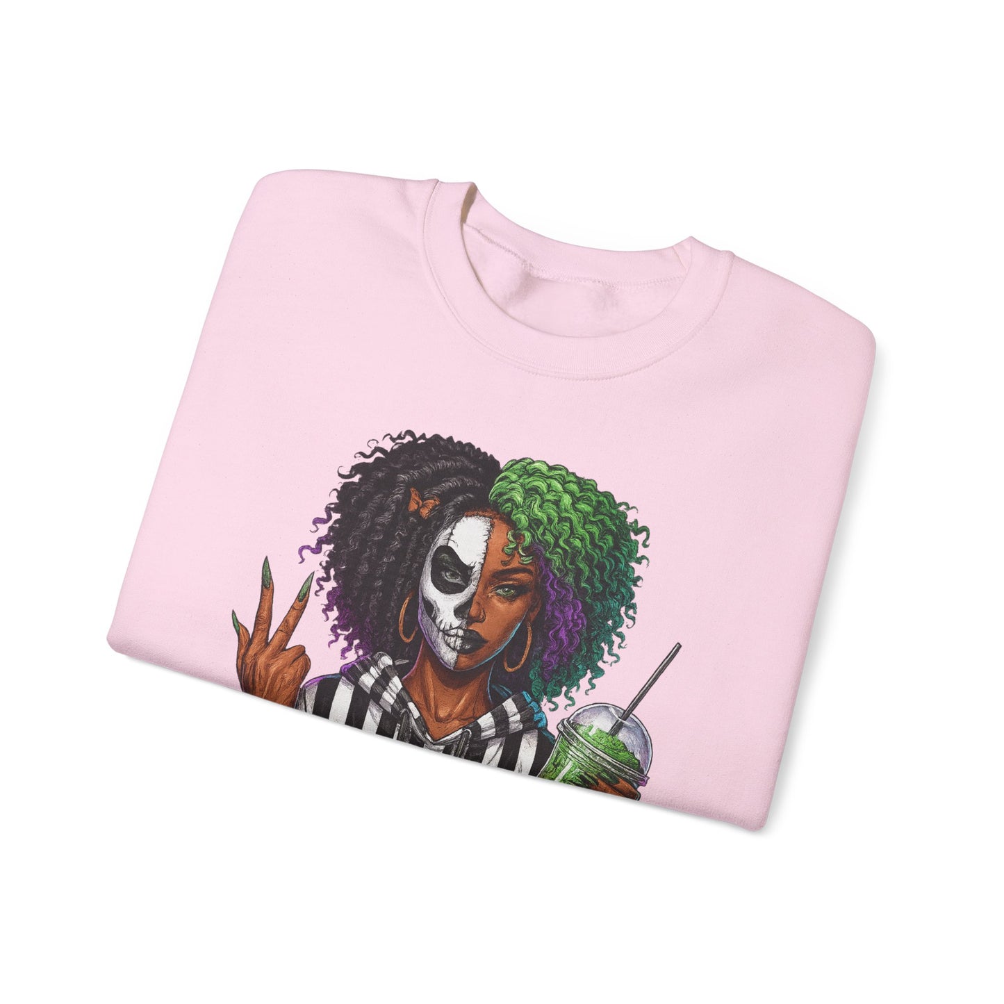 Vibrant Graphic Sweatshirt - Perfect for Creative Souls | Comfy Crewneck | Gift for Moms, Halloween, Trendy Outfits, Streetwear, Art Lovers