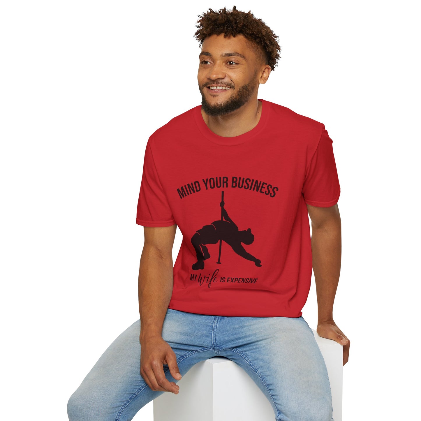 Pole Dance T‑Shirt — "Mind Your Business, My Life Is Expensive" Graphic Tee