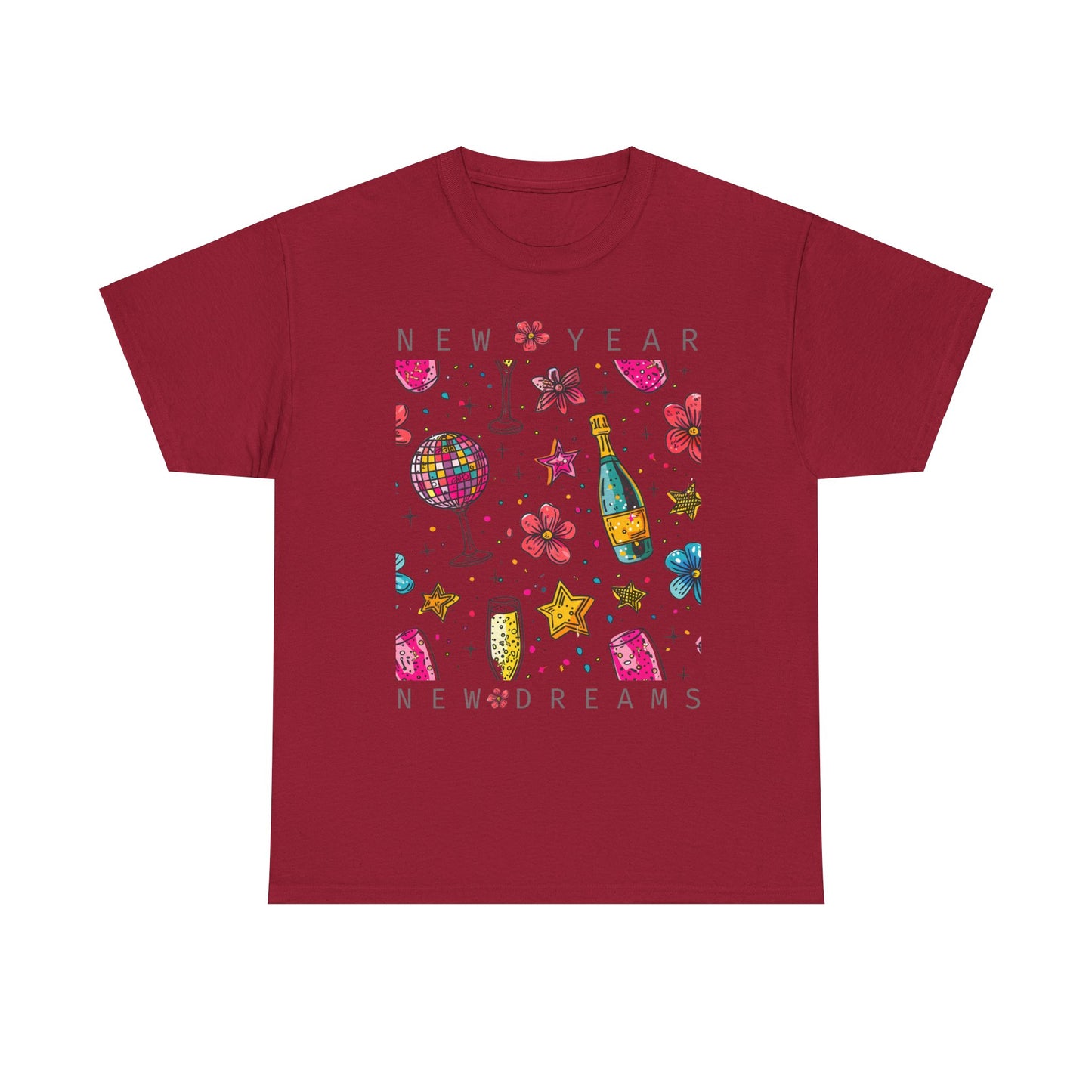 New Year Unisex Heavy Cotton Tee