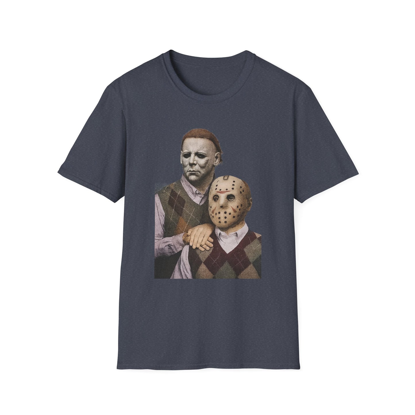 Horror Movie Character T-Shirt | Unisex Softstyle Tee, Scary Graphic Tee, Perfect for Halloween, Horror Fans, Movie Lovers