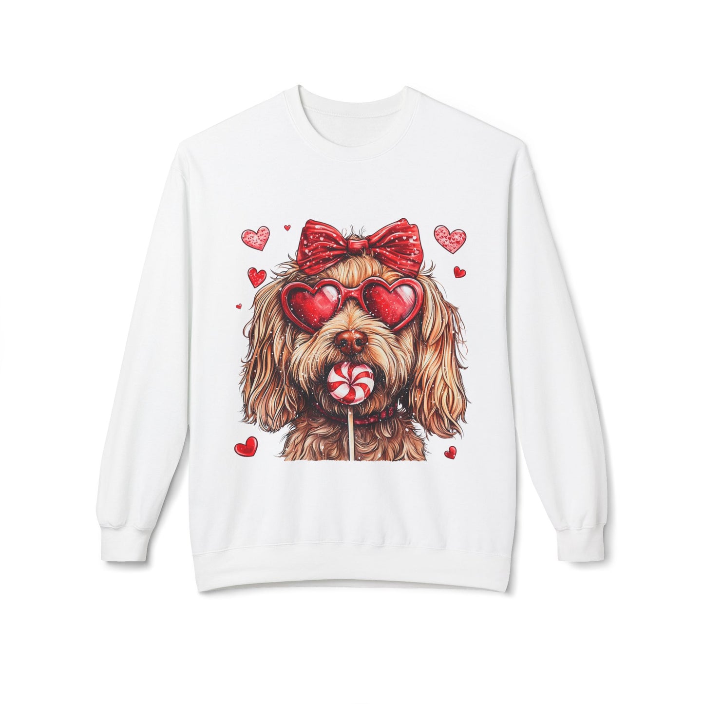 Valentines Unisex Midweight Softstyle Fleece Crewneck Sweatshirt